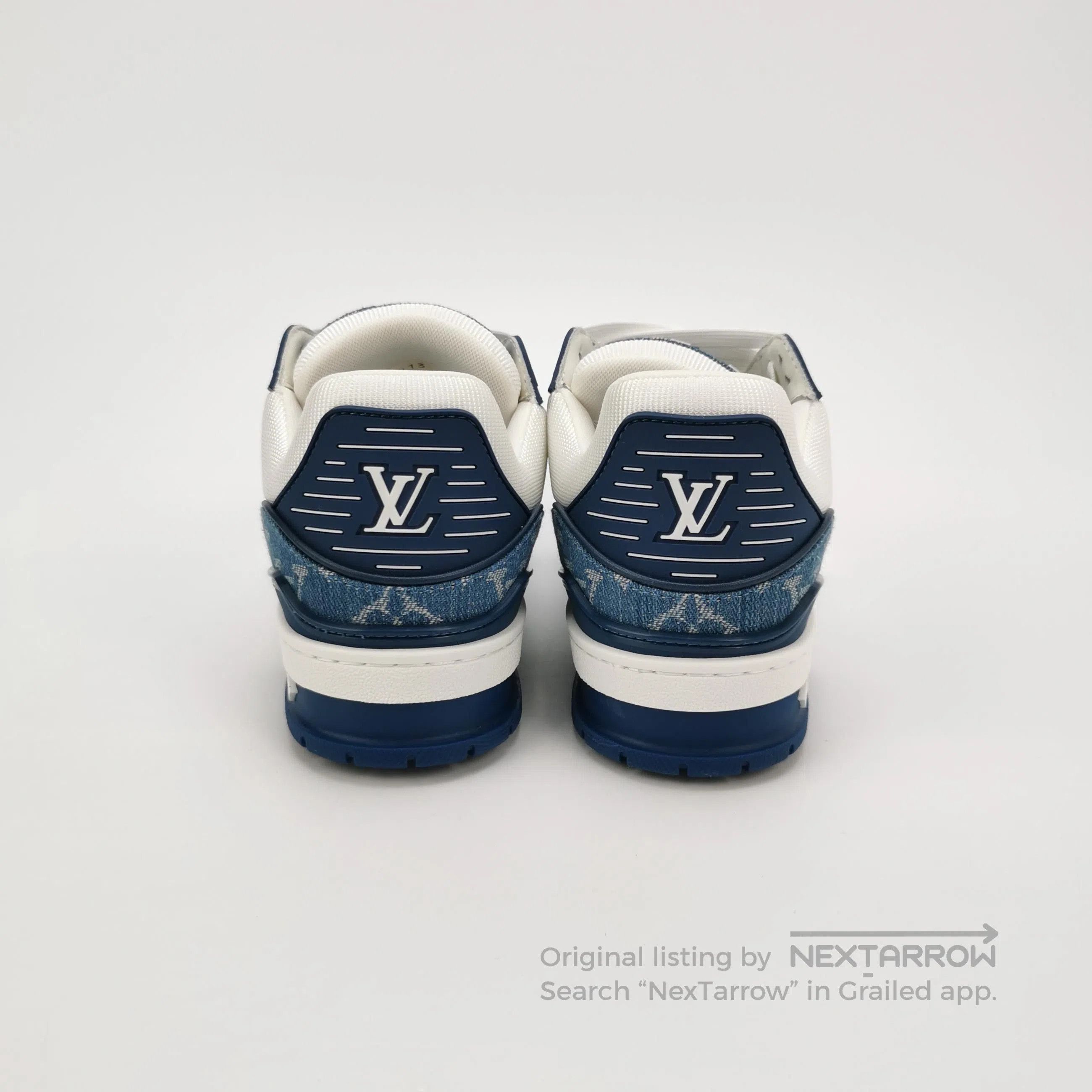 Louis Vuitton louis vuitton denim trainer . Size US 5.5 / EU 38 - 3 Thumbnail