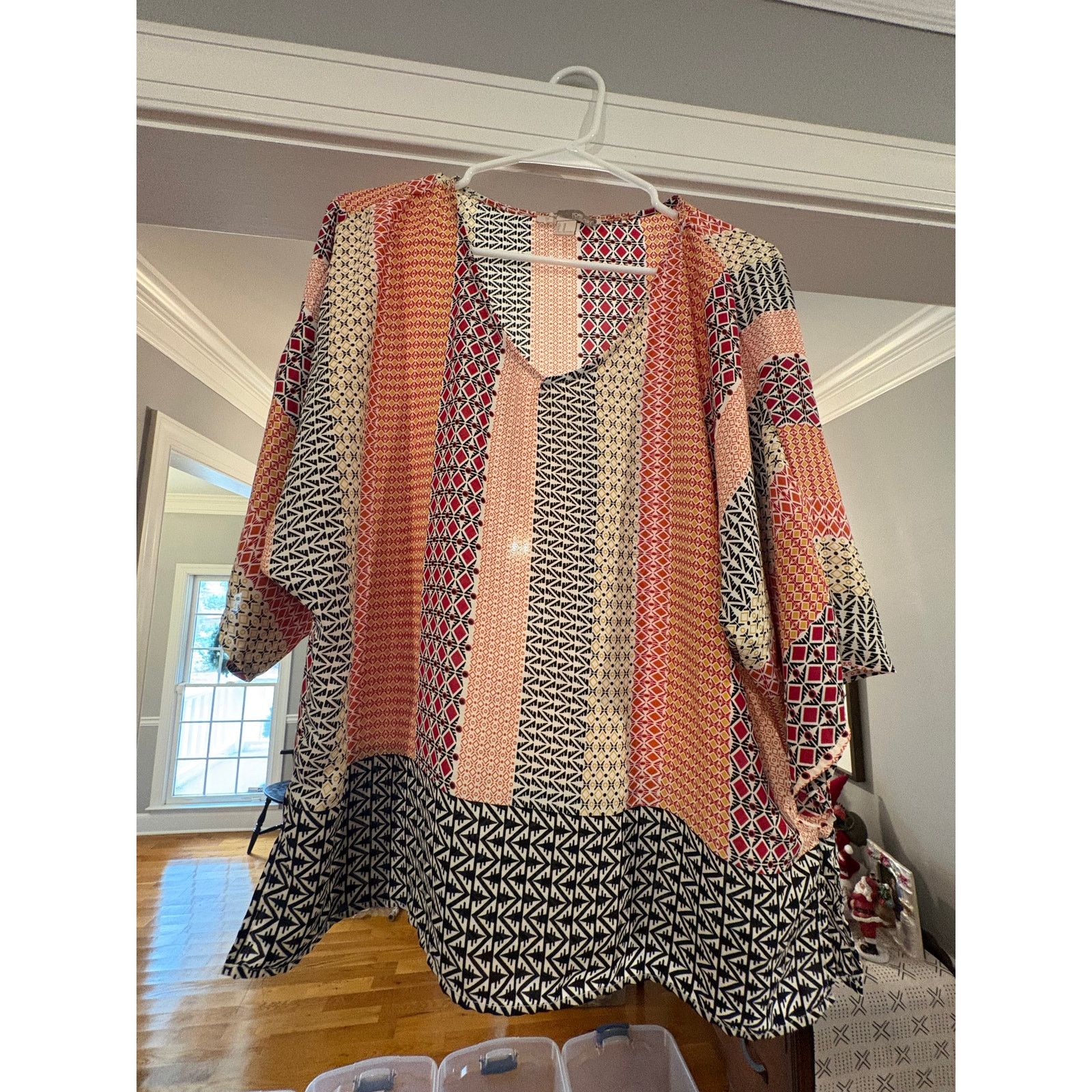 Forever 21 Forever 21 Women’s Boho Tunic Top Size Medium Multicolor Size M / US 6-8 / IT 42-44 - 2 Thumbnail