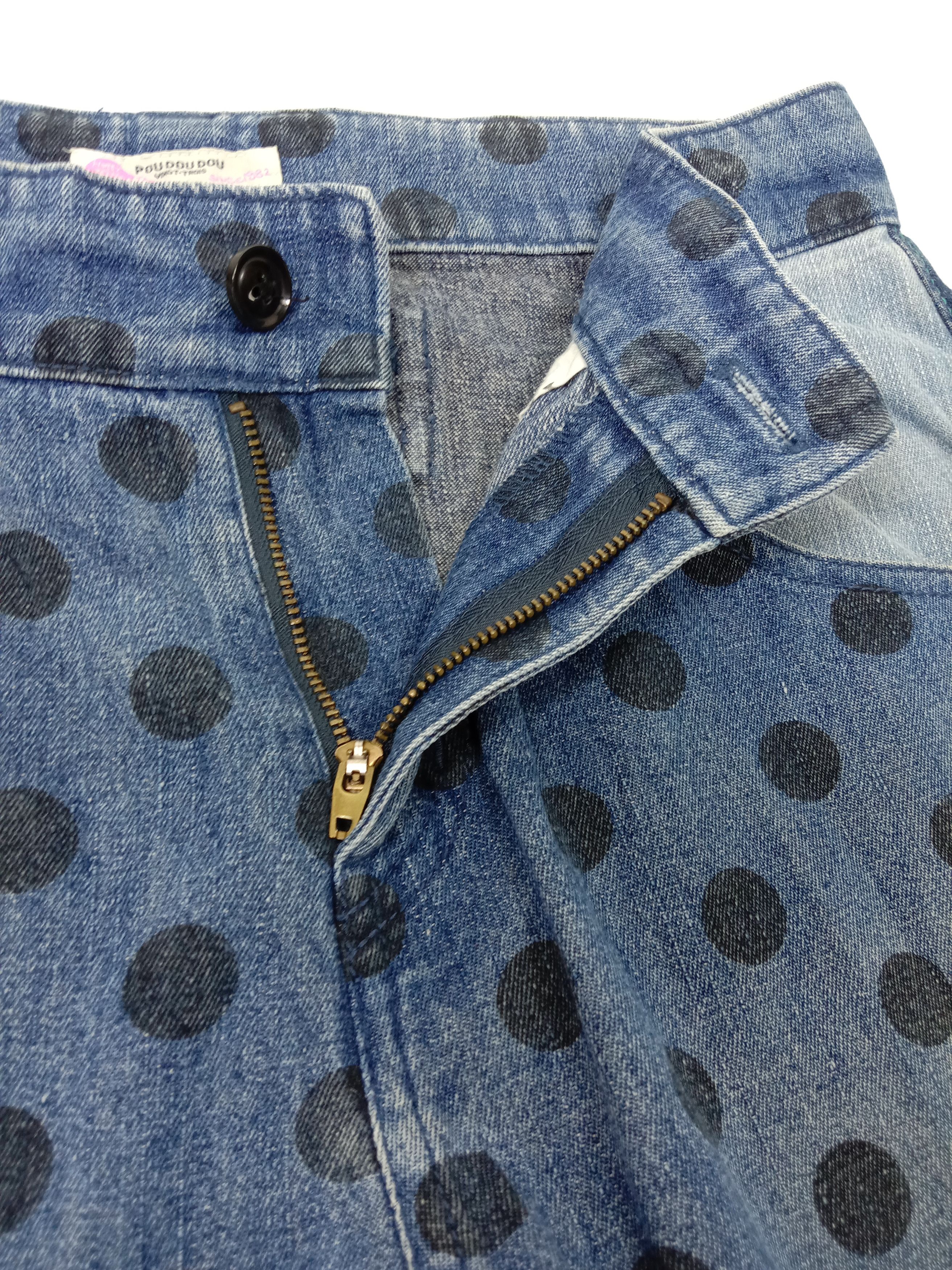 Japanese Brand Vintage Japanese Pou Dou Dou Polkadot Jeans Size 31" - 9 Thumbnail