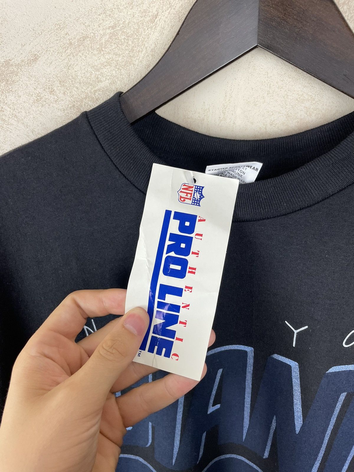 NFL × Starter × Vintage Vintage Starter New York Giants tee 90s siglestich Size US L / EU 52-54 / 3 - 4 Thumbnail
