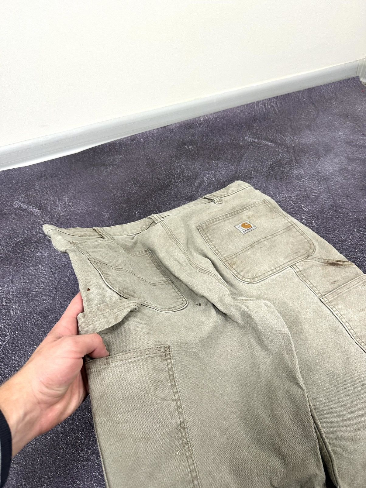 Carhartt Vintage Carhartt Distressed Cargo Carpenter Baggy Work Pants Size US 36 / EU 52 - 5 Thumbnail