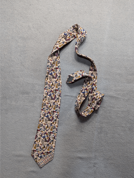 Lanvin Vintage LANVIN Paris Silk Tie pink Abstract pattern Size ONE SIZE - 1 Thumbnail