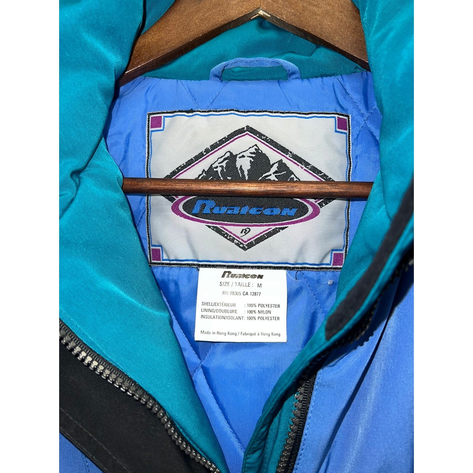 Vintage Vintage Womens Rubicon Ski Jacket Polyester Shell VTG Medium Size M / US 6-8 / IT 42-44 - 6 Thumbnail