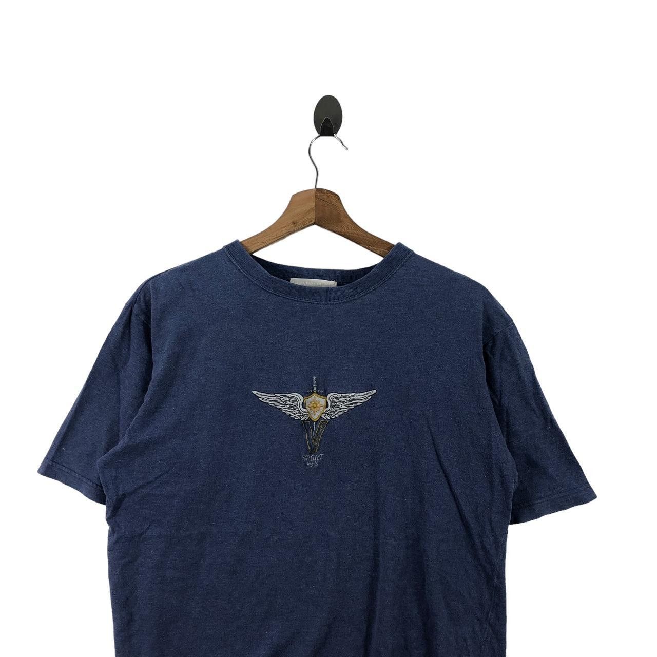 Other VALENTINO CHRISTY ITALY Crest Embossed Tee Shirt Top Beach Size M / US 6-8 / IT 42-44 - 3 Thumbnail