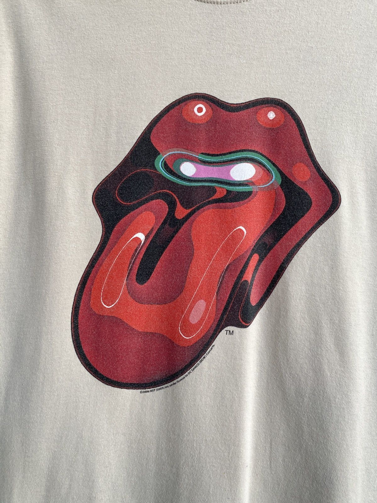 Band Tees × The Rolling Stones × Vintage Vintage 2006 The Rolling Stones Long Sleeve Shirt Big Logo Size US S / EU 44-46 / 1 - 5 Thumbnail