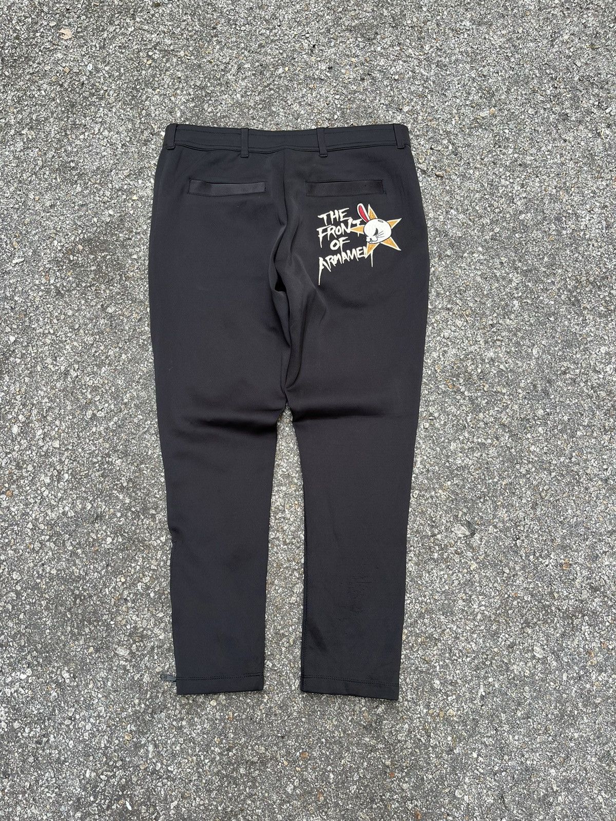 Hysteric Glamour Vanson Leathers T.F.O.A Jogger Pants Skinny Side Tape Skull Size US 32 / EU 48 - 9 Thumbnail