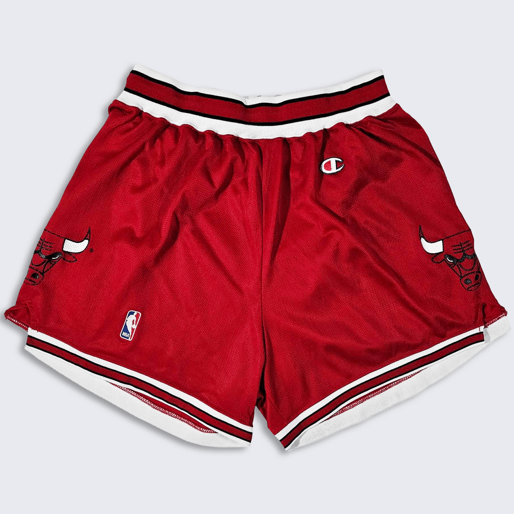 Vintage Sports Chicago Bulls 2024 Shorts Men's Large NBA White/ Red Size 34