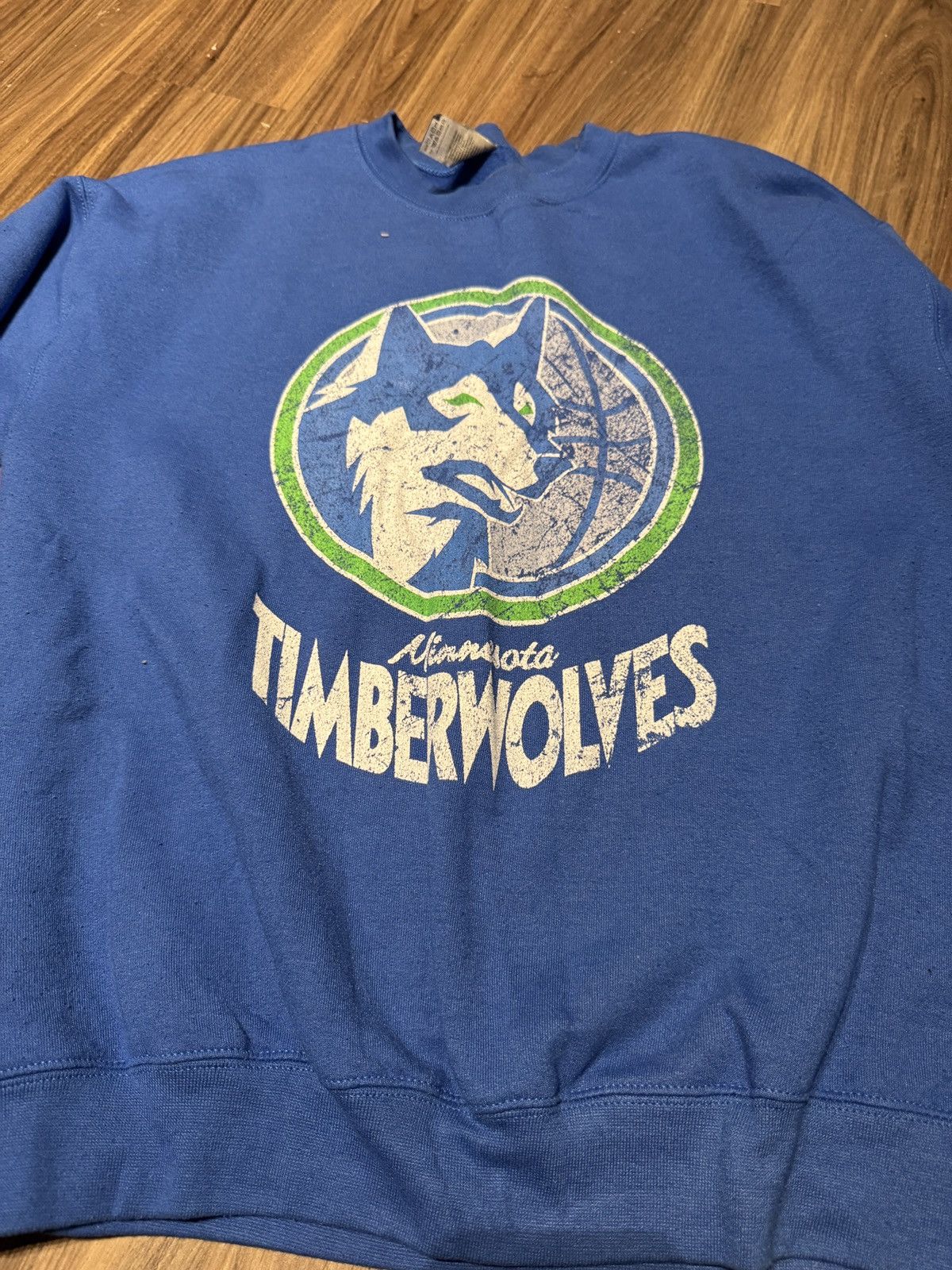 NBA × Vintage Minnesota Timberwolves Vintage Sweater Size US M / EU 48-50 / 2 - 1 Thumbnail