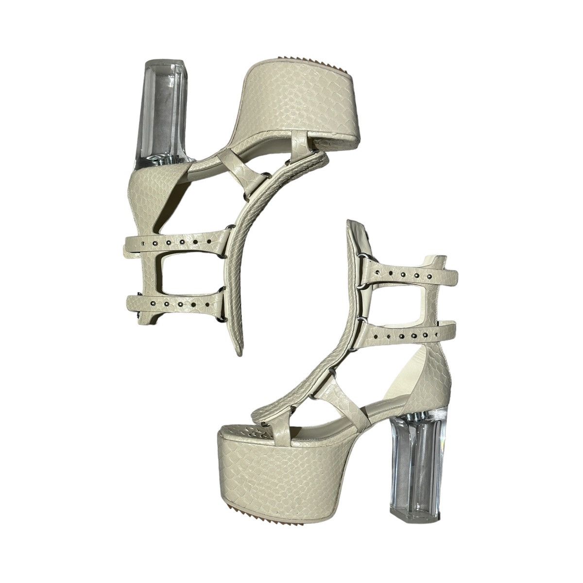Rick Owens $3,000 Python Spartan Gladiator heel Size US 6 / IT 36 - 2 Thumbnail