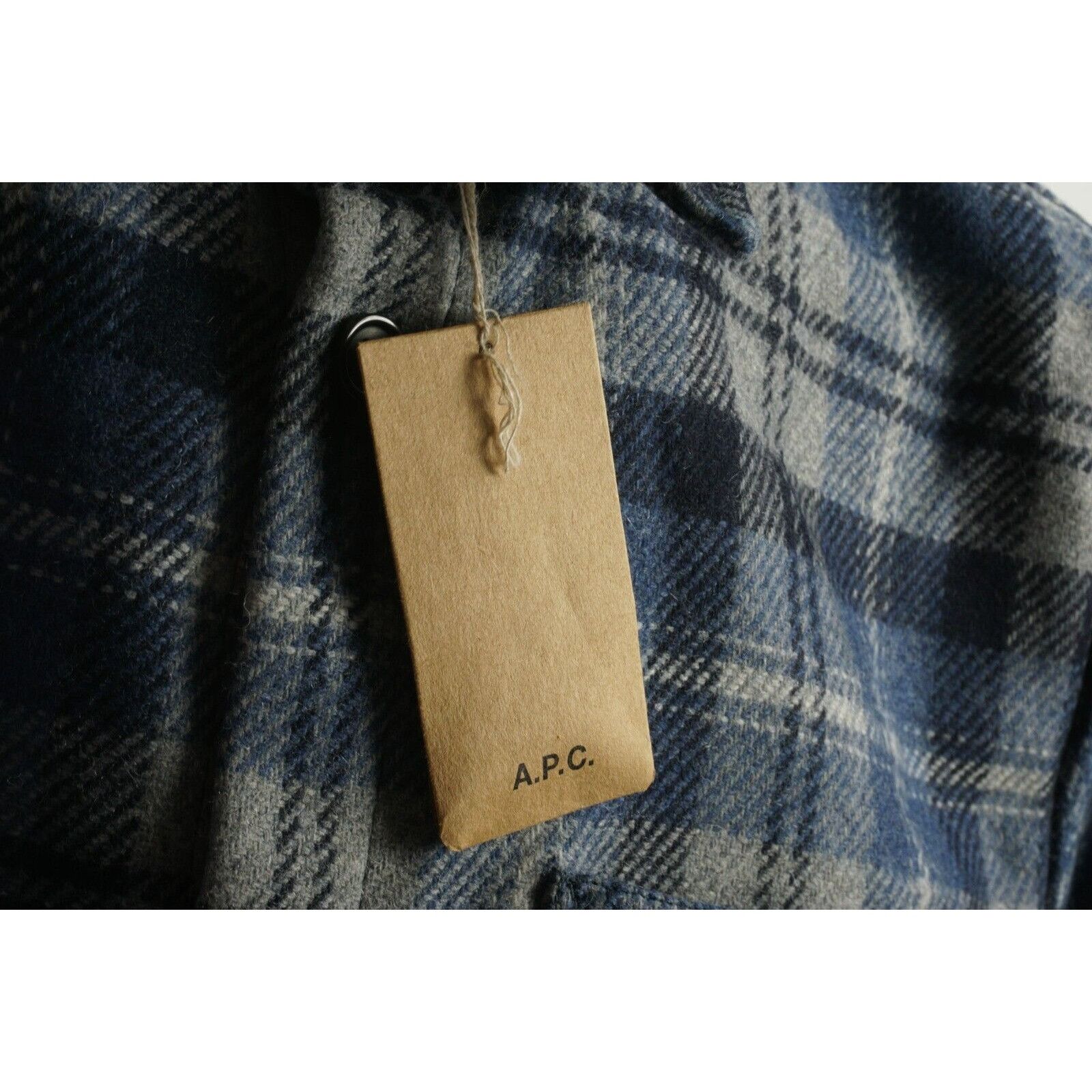 A.P.C. New A.P.C. Large Plaid Flannel Wool Trek Shirt Jacket Size US L / EU 52-54 / 3 - 4 Thumbnail