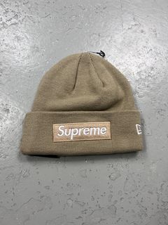 New Era Supreme Box Logo Beanie | Grailed