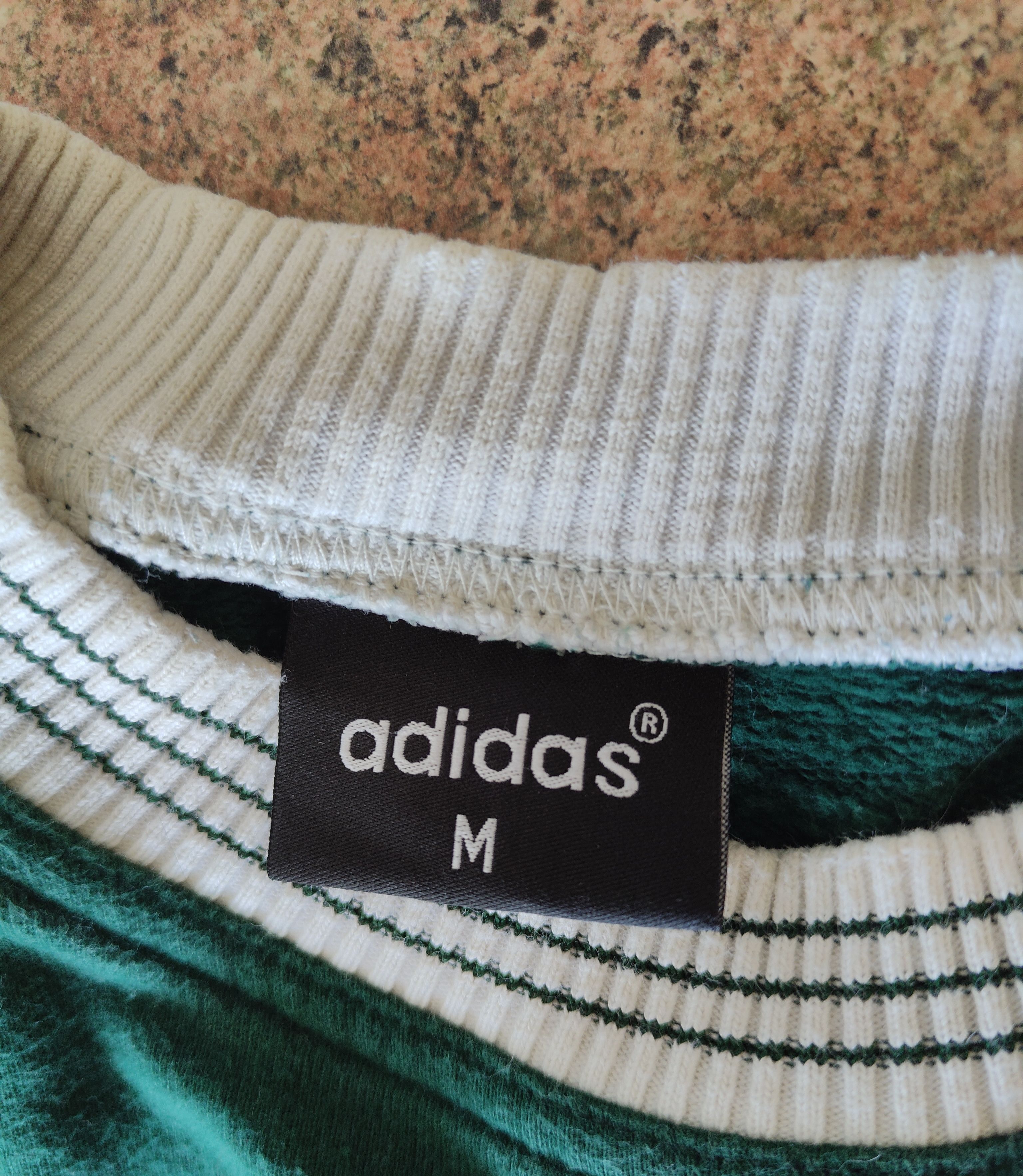 Adidas Vintage adidas three stripes crewneck 80s 90s Size US M / EU 48-50 / 2 - 5 Thumbnail