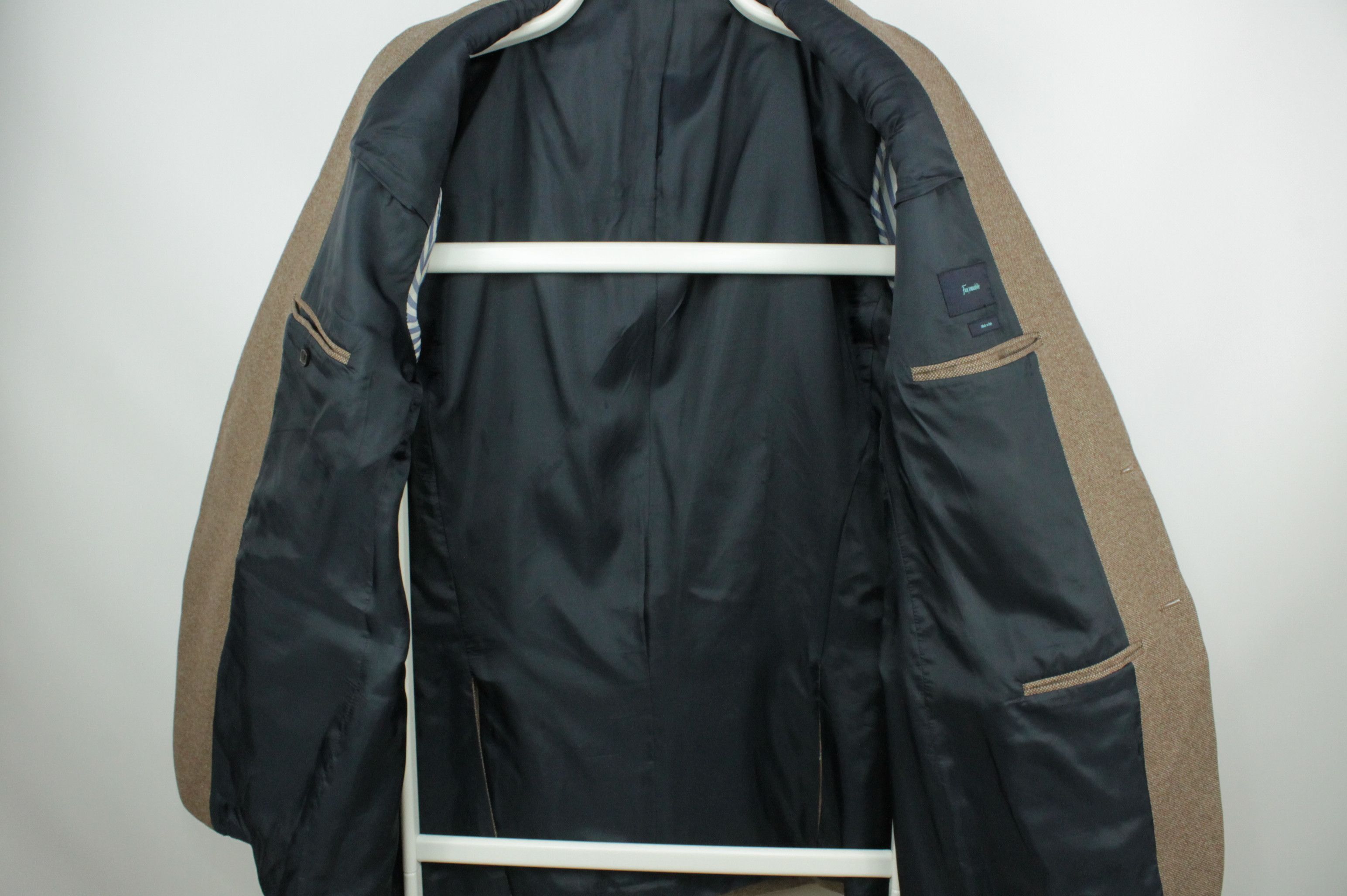 Designer × Faconnable Faconnable Brown Soft Wool Sport Coat Blazer Jacket Men's Size US XL / EU 56 / 4 - 6 Thumbnail