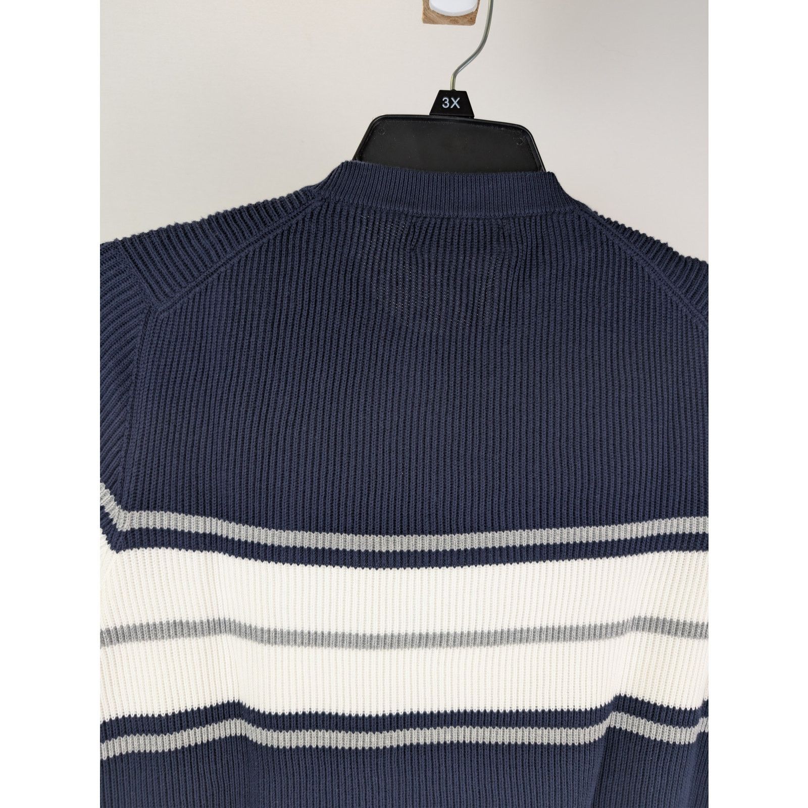Brunello Cucinelli o1rshd1 CC20 Short-Sleeve Striped Crewneck Sweater navy blue Size US M / EU 48-50 / 2 - 13 Thumbnail