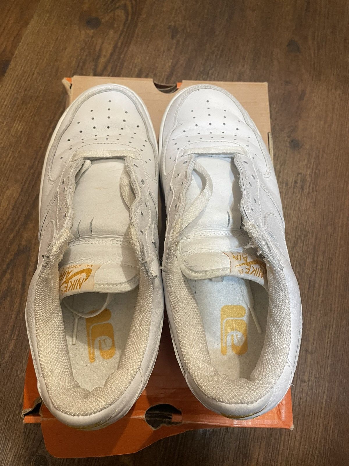 Nike × Vintage Nike Air Force 1 Canyon Gold 2002 Size US 9 / EU 42 - 6 Thumbnail