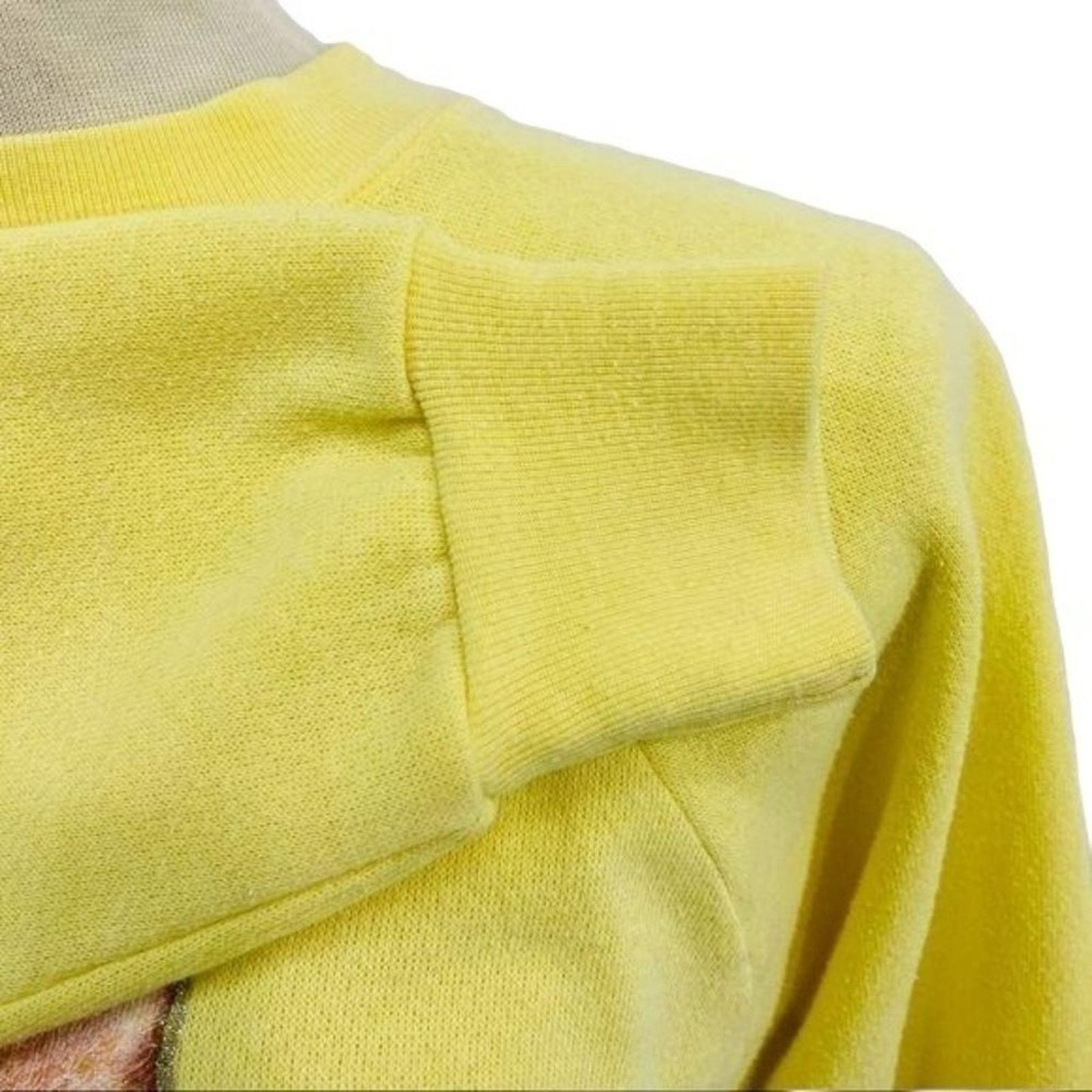 Vintage Vintage Creamy Yellow Who0o! Owl Sweatshirt Size M / US 6-8 / IT 42-44 - 6 Thumbnail