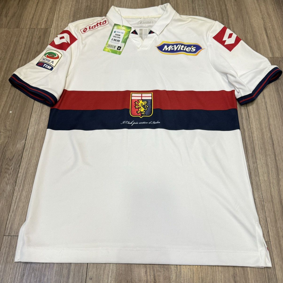 Lotto Sport Genoa 14/15 away shirt #10 Perotti (bnwt) Size US M / EU 48-50 / 2 - 1 Thumbnail
