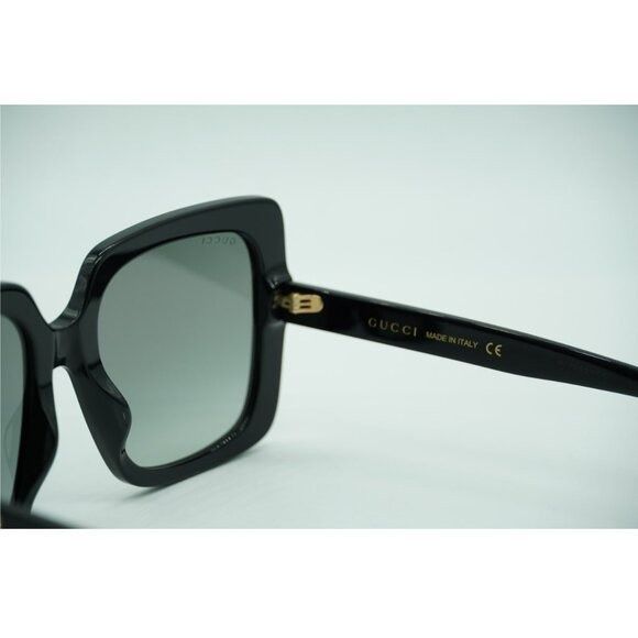 Gucci Gucci GG0418S 001 Sunglasses Black Square Frame, Grey Size ONE SIZE - 9 Thumbnail