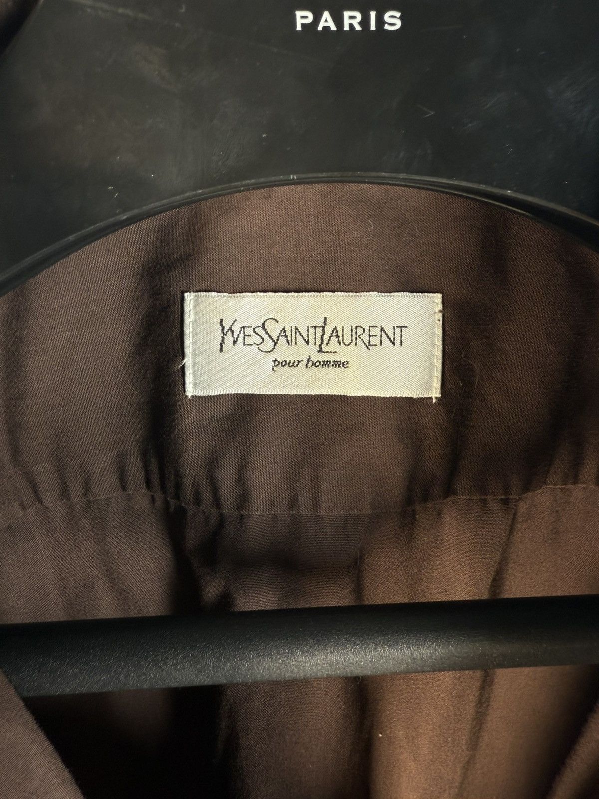 Yves Saint Laurent Brown YSL Shirt Summer Chocolate Size US XXL / EU 58 / 5 - 6 Thumbnail