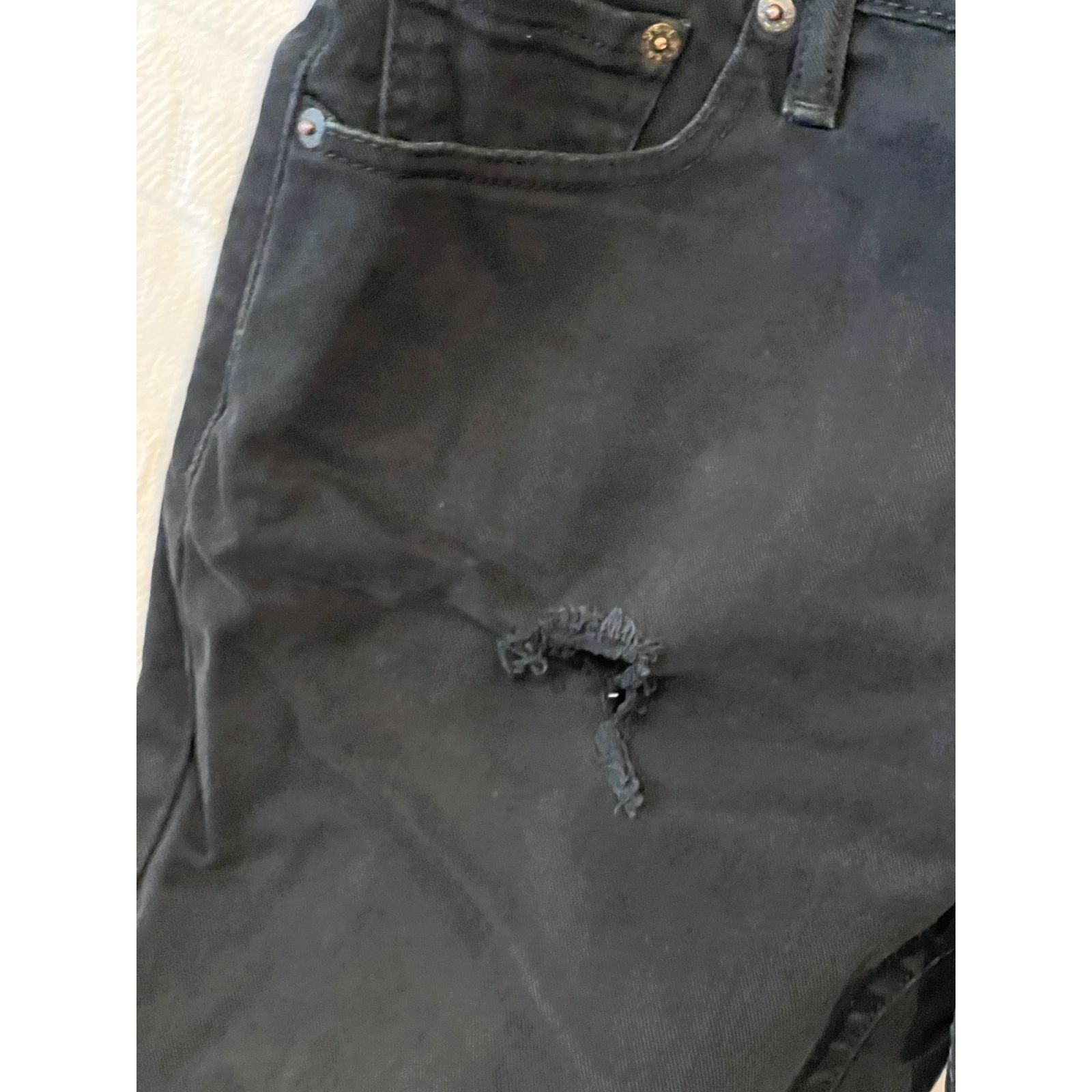 Levi's Levi's 513 Black Slim Fit Straight Leg Mens 32x32 Size US 32 / EU 48 - 4 Thumbnail