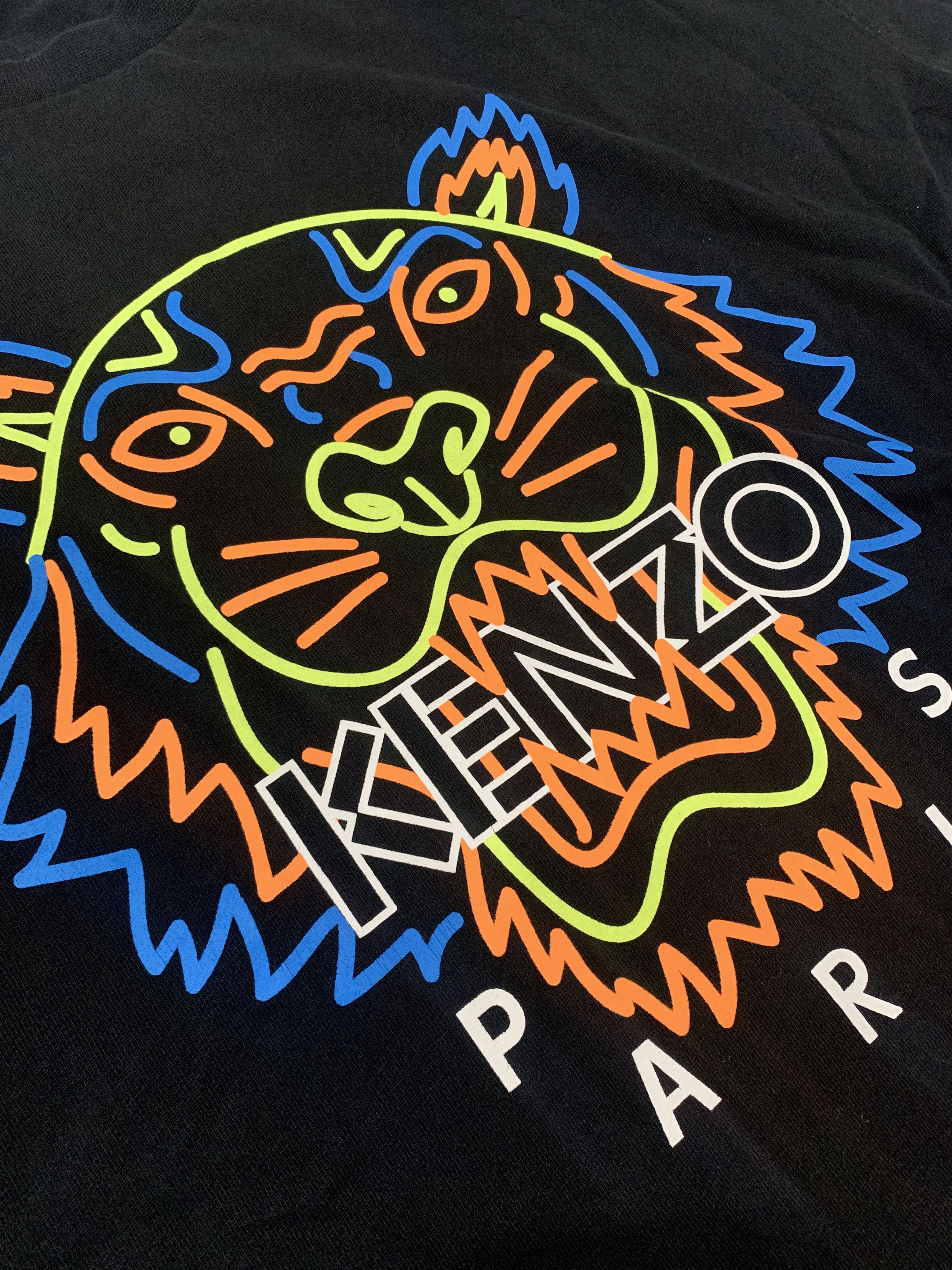 Kenzo Kenzo Neon Tiger T-shirt Size US M / EU 48-50 / 2 - 3 Thumbnail