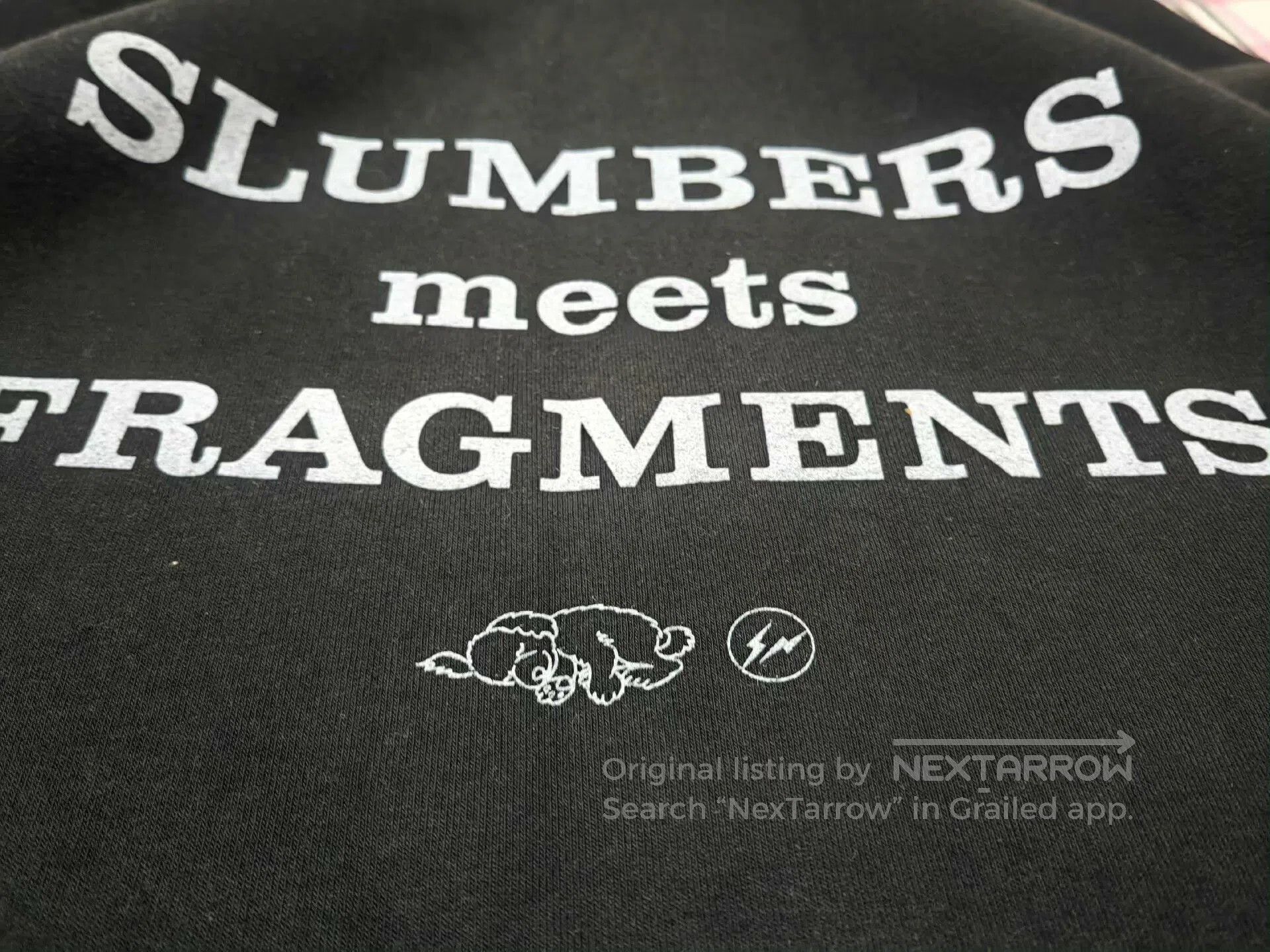 Fragment Design slumbers × fragment design black hooded sweatshirt. Size US L / EU 52-54 / 3 - 6 Thumbnail