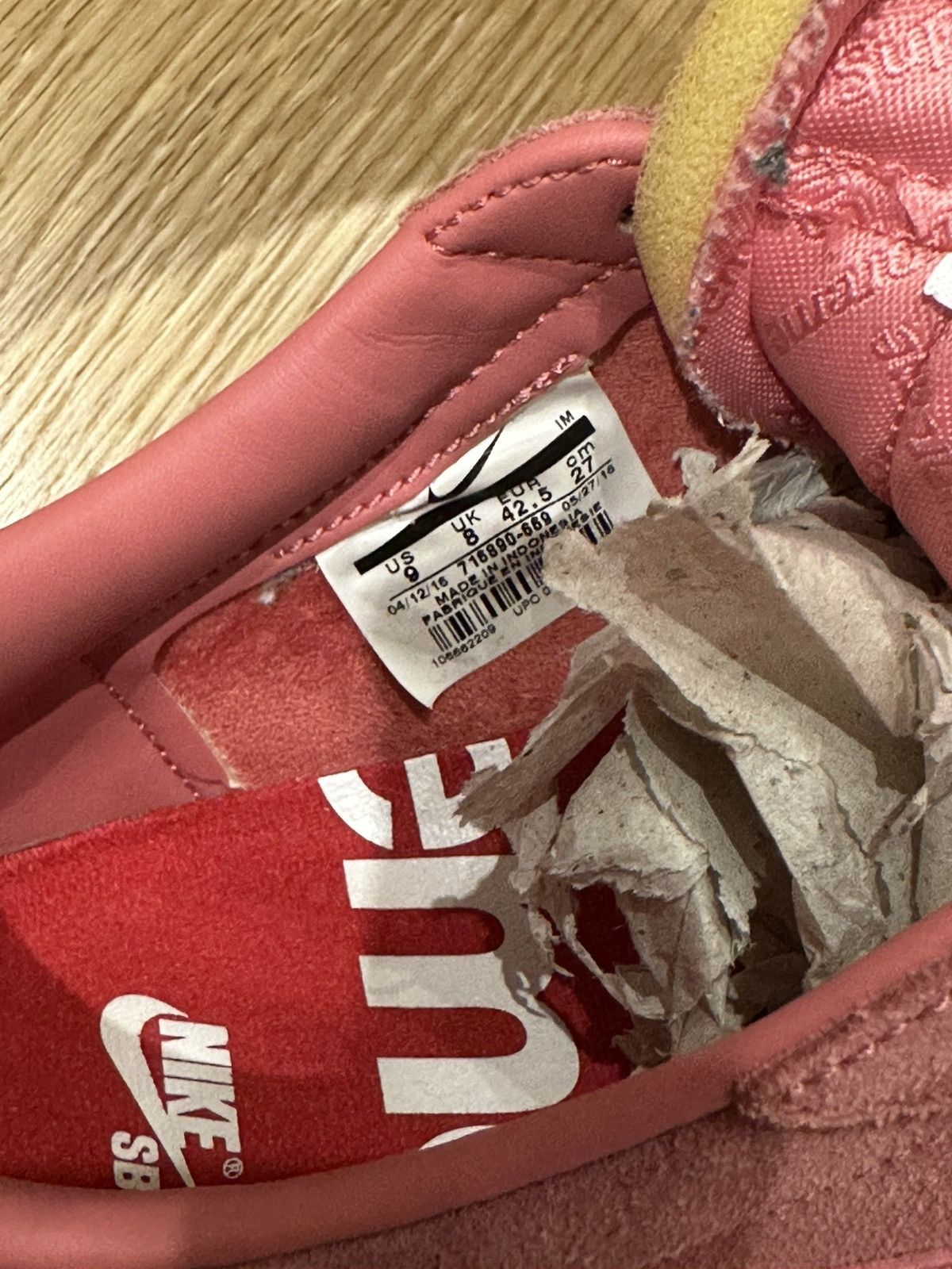Nike × Supreme Supreme Nike SB Blazer Low (Desert Bloom) Size US 9 / EU 42 - 5 Thumbnail