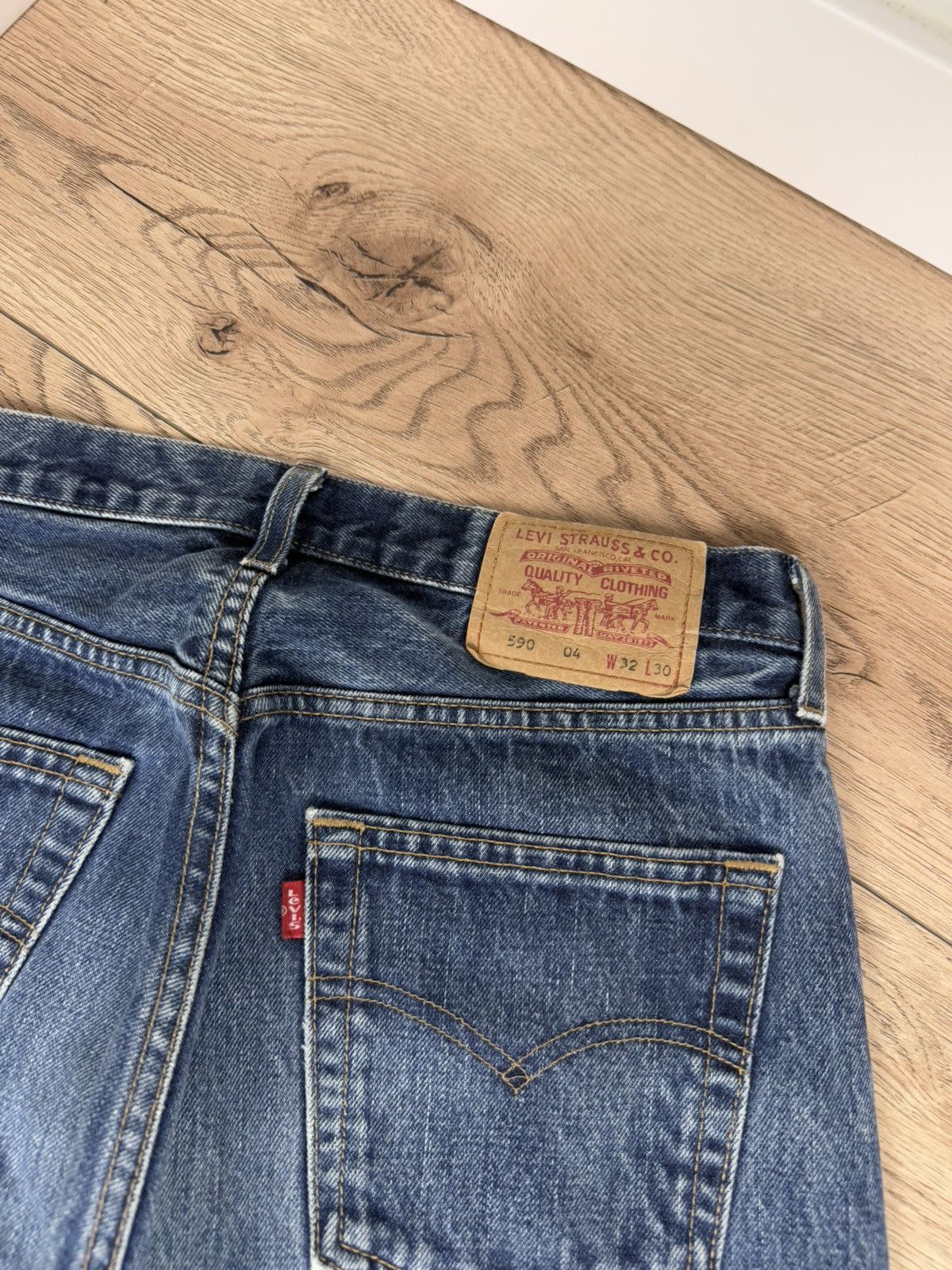 Levi's Levi's 590 baby blue jeans 32/30 Size US 32 / EU 48 - 5 Thumbnail