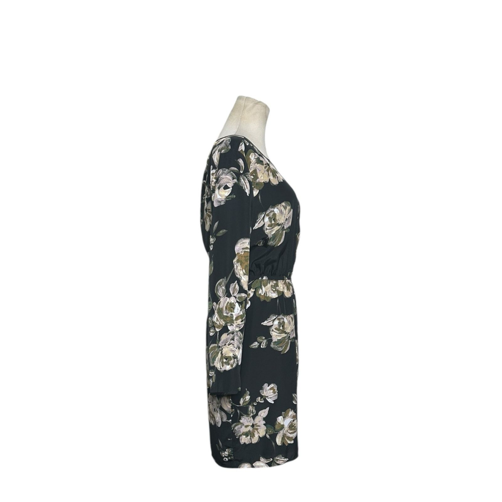 J.Crew J. Crew black cream green floral mini dress size 8 Size M / US 6-8 / IT 42-44 - 8 Thumbnail