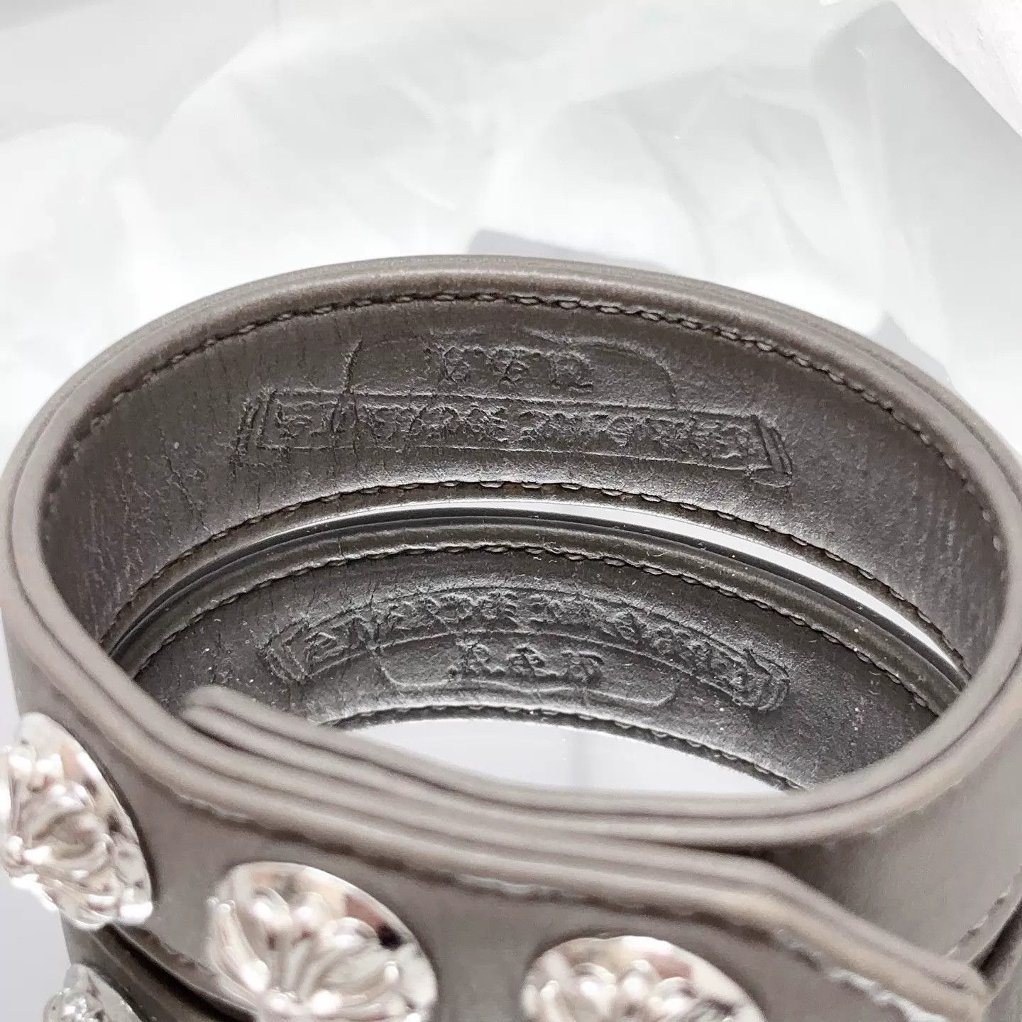 Chrome Hearts Chrome Hearts Deep Gray New Bracelet P2775 Size ONE SIZE - 2 Thumbnail