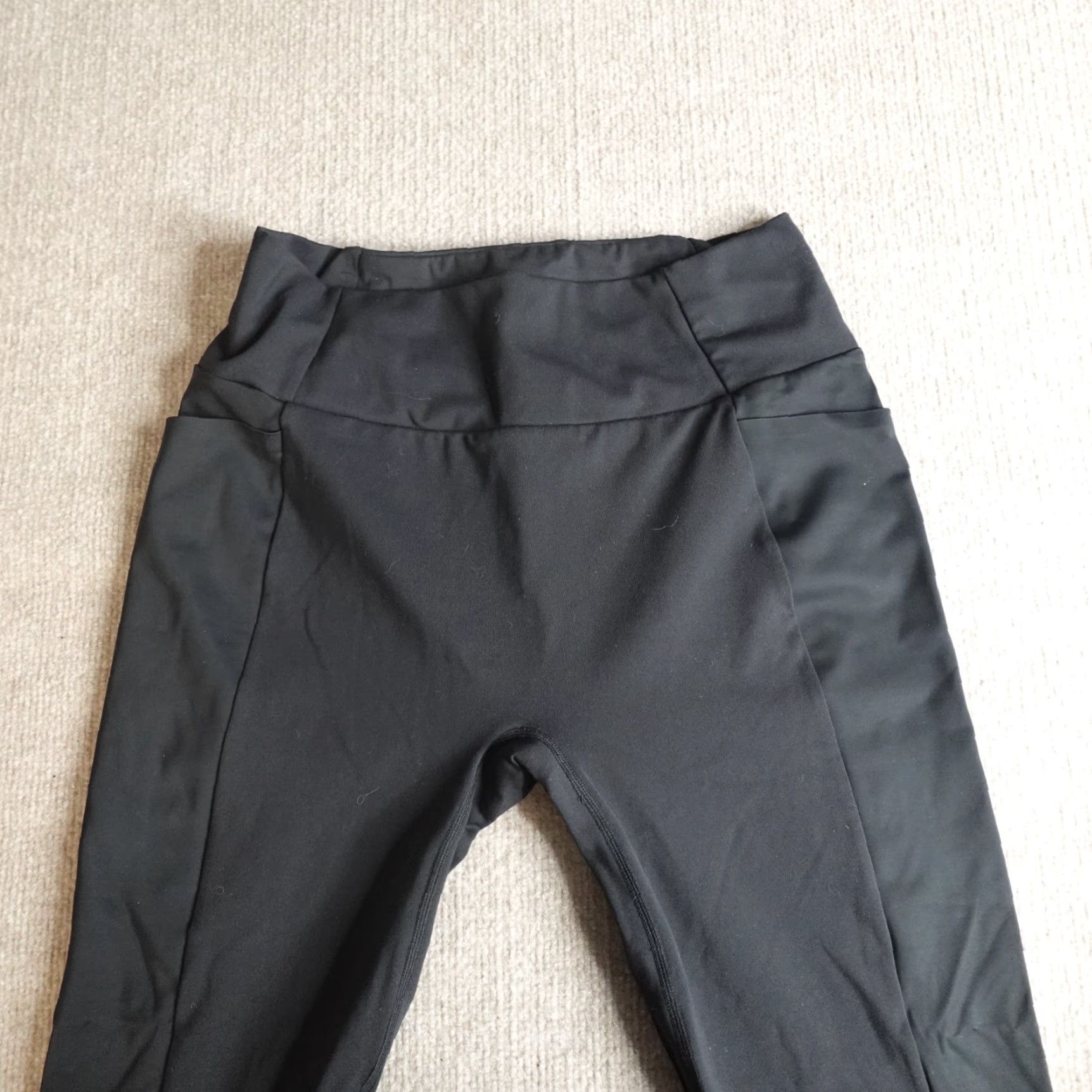 Vintage Honeylove Leggings Womens XL Black Solid 2.0 Activewear Yoga Legging Ankle 90s? Size 40" / US 18 - 5 Thumbnail