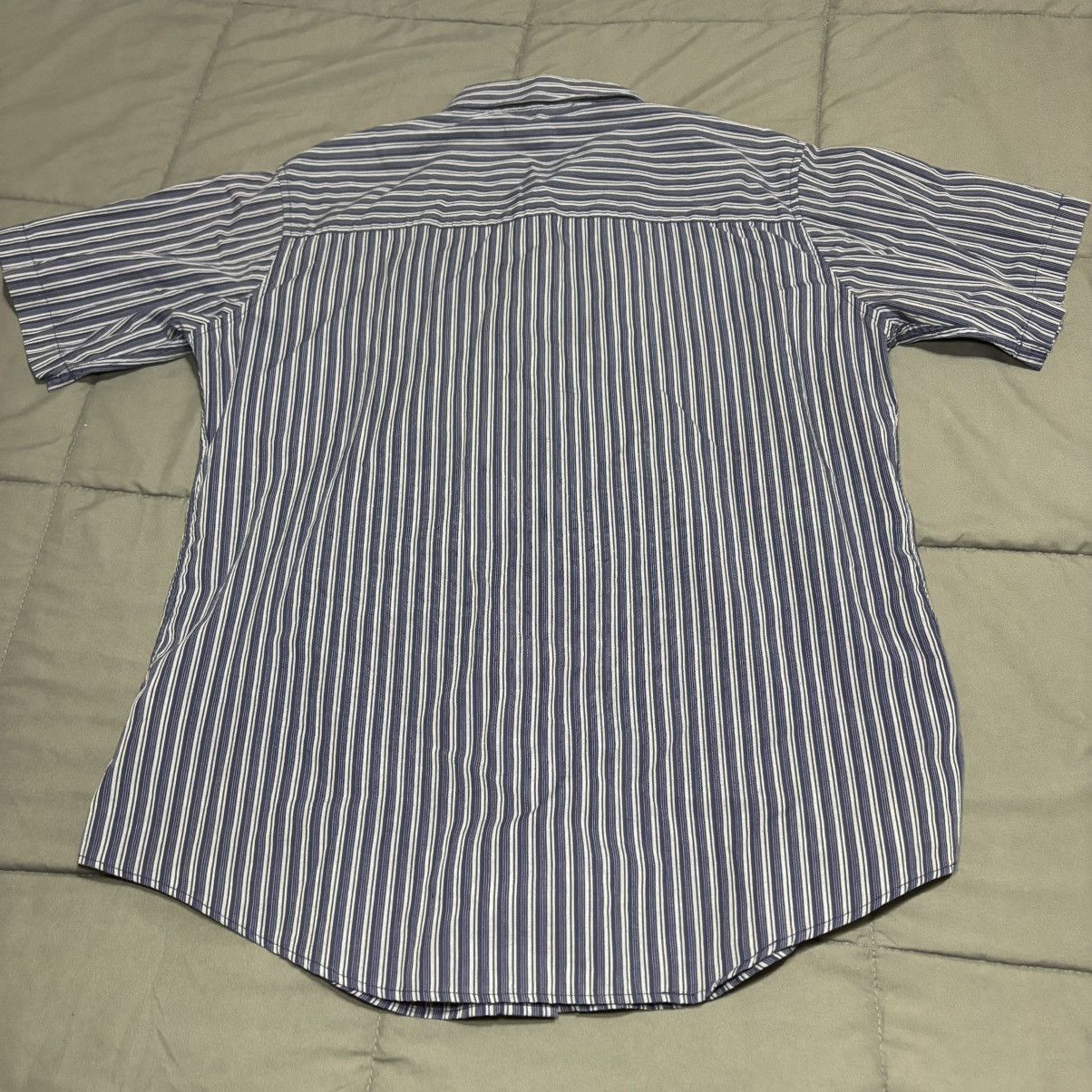 Anchor Blue Vintage Anchor Blue men’s stripped sz Large button up Y2K Size US L / EU 52-54 / 3 - 10 Thumbnail
