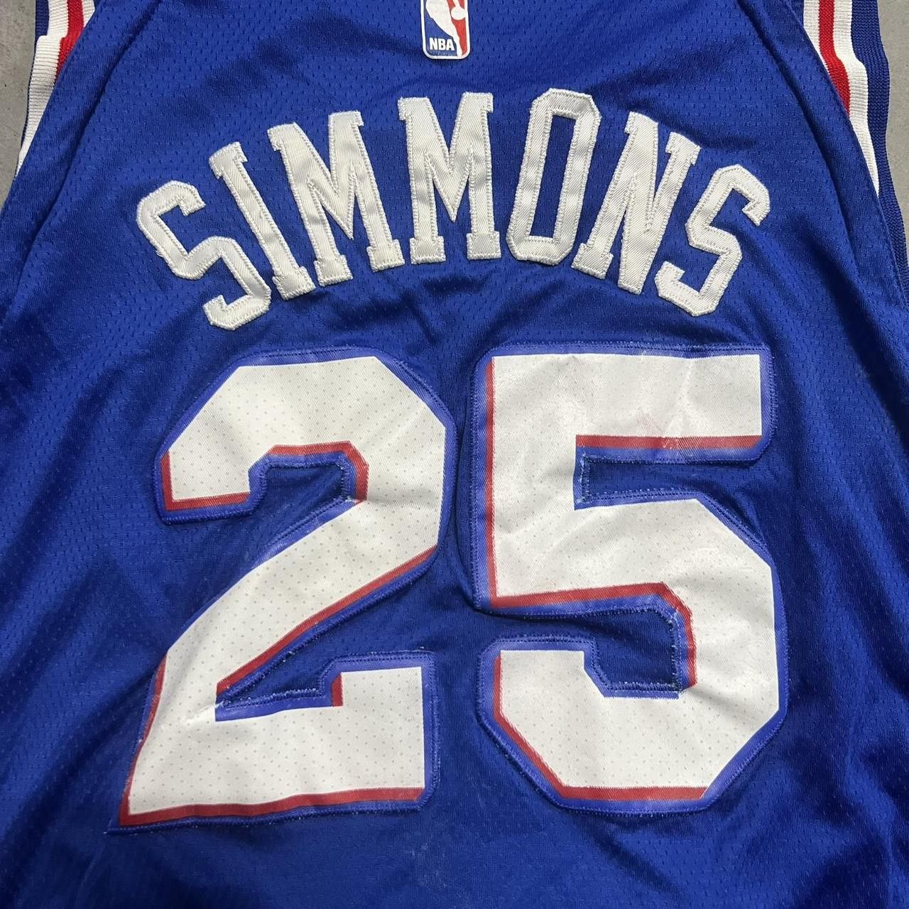 NBA × Nike Vintage Y2K Nike NBA Philadelphia 76ers Ben Simmons Jersey! Size US M / EU 48-50 / 2 - 4 Thumbnail