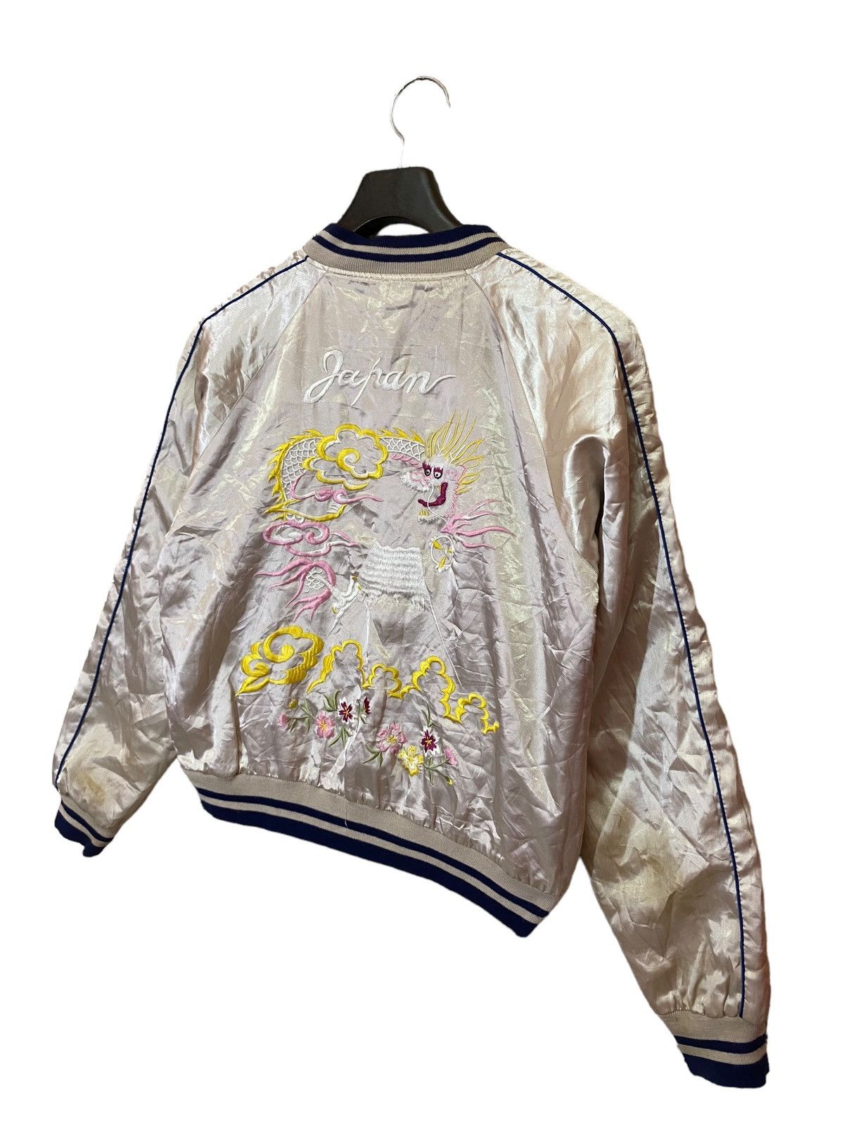 Japanese Brand × Vintage Sukajan reversible jacket satin emboidery logo Size US M / EU 48-50 / 2 - 7 Thumbnail