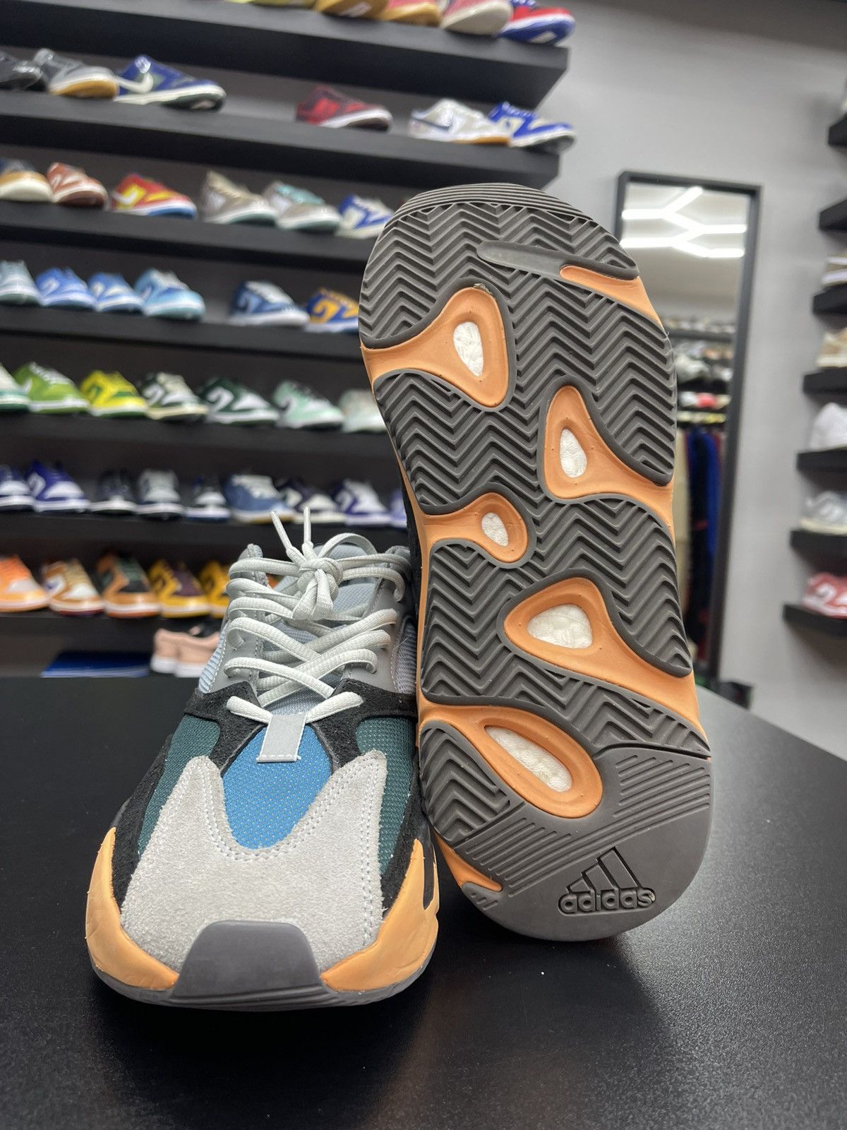 Adidas Size 10 - adidas Yeezy 700 Wash Orange Very Clean! Size US 10 / EU 43 - 9 Thumbnail
