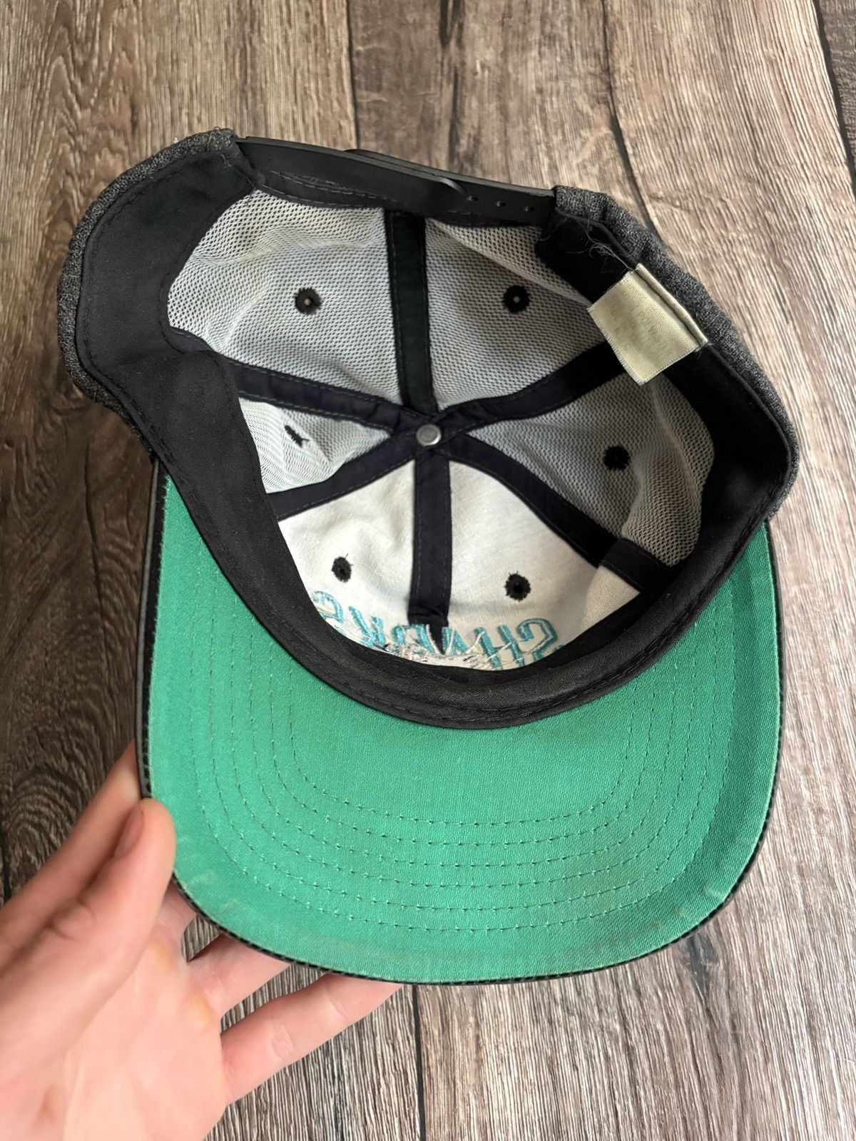 NHL Vintage 90s San Jose Sharks Wool Snapback Hockey Cap Hat NHL Size ONE SIZE - 7 Thumbnail