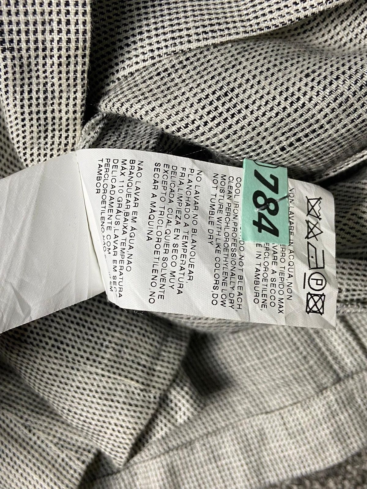 Max Mara Vintage Max Mara Crop Linen Blazer (152) Size XXS / US 00 / IT 34 - 8 Thumbnail