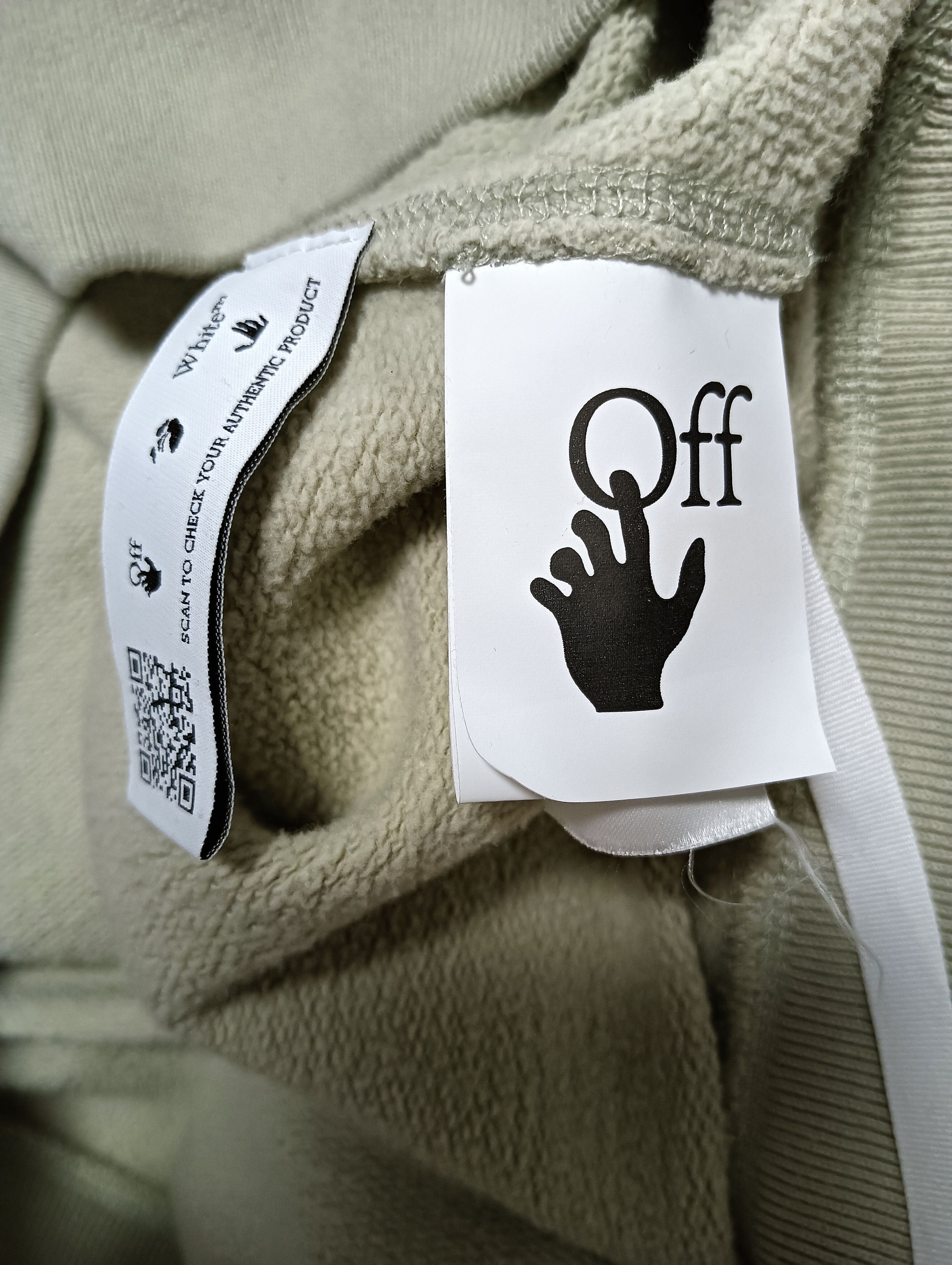 Off-White Hand Over Flatlock Hoodie Size US L / EU 52-54 / 3 - 5 Thumbnail