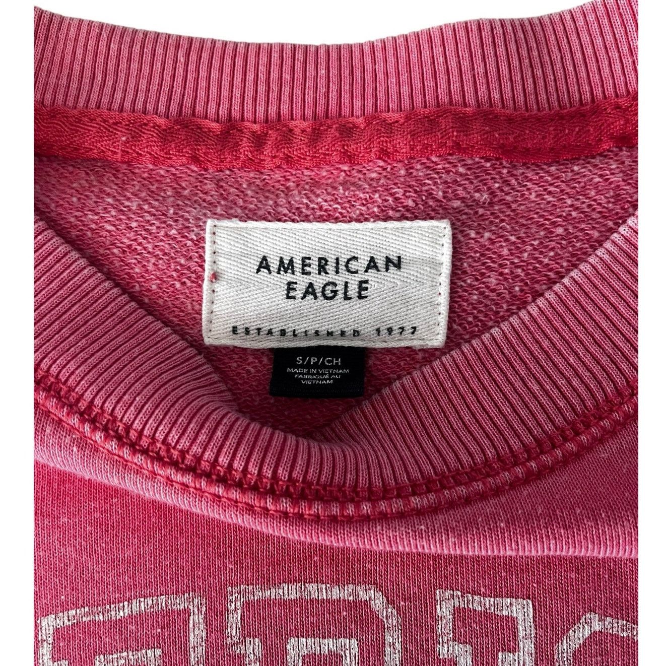 American Eagle Outfitters American Eagle oversized, pink sweatshirt size small Size S / US 4 / IT 40 - 4 Thumbnail