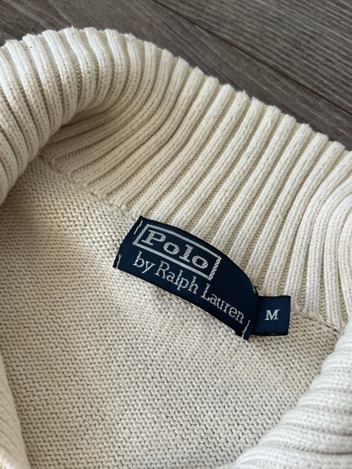 Polo Ralph Lauren Vintage Polo Ralph Lauren Embroidered Logo High Neck Sweater Size US M / EU 48-50 / 2 - 10 Thumbnail