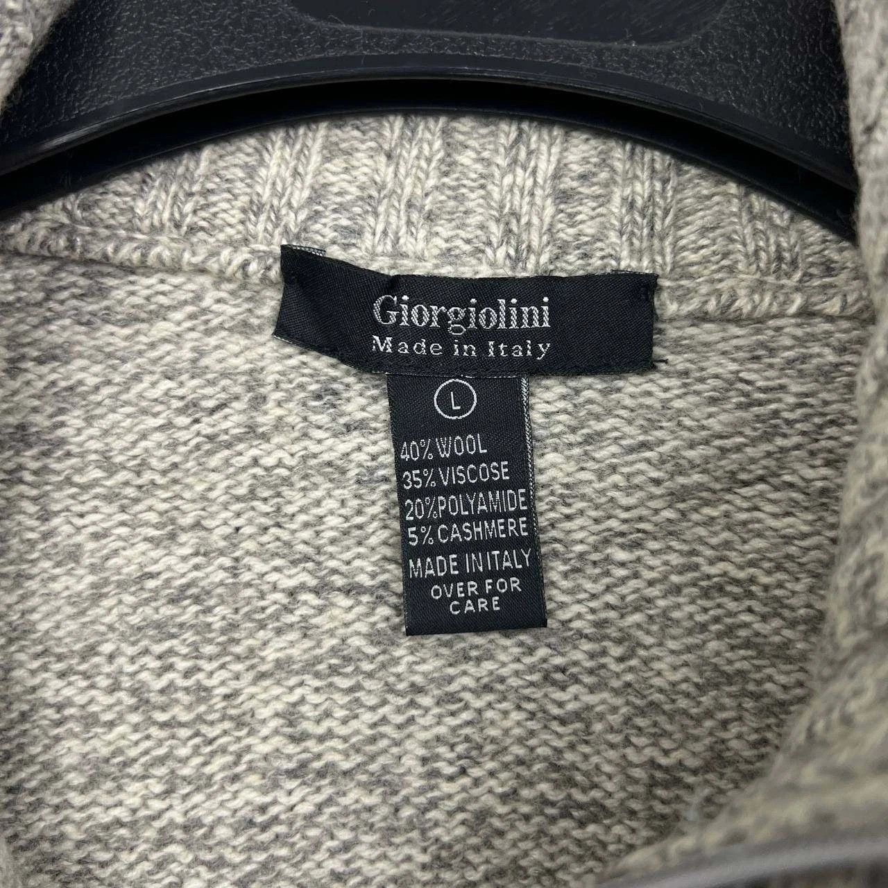 Other Giorgiolini Sweater Men Long Sleeve Quarter Zip Mock Neck L Size US L / EU 52-54 / 3 - 5 Thumbnail