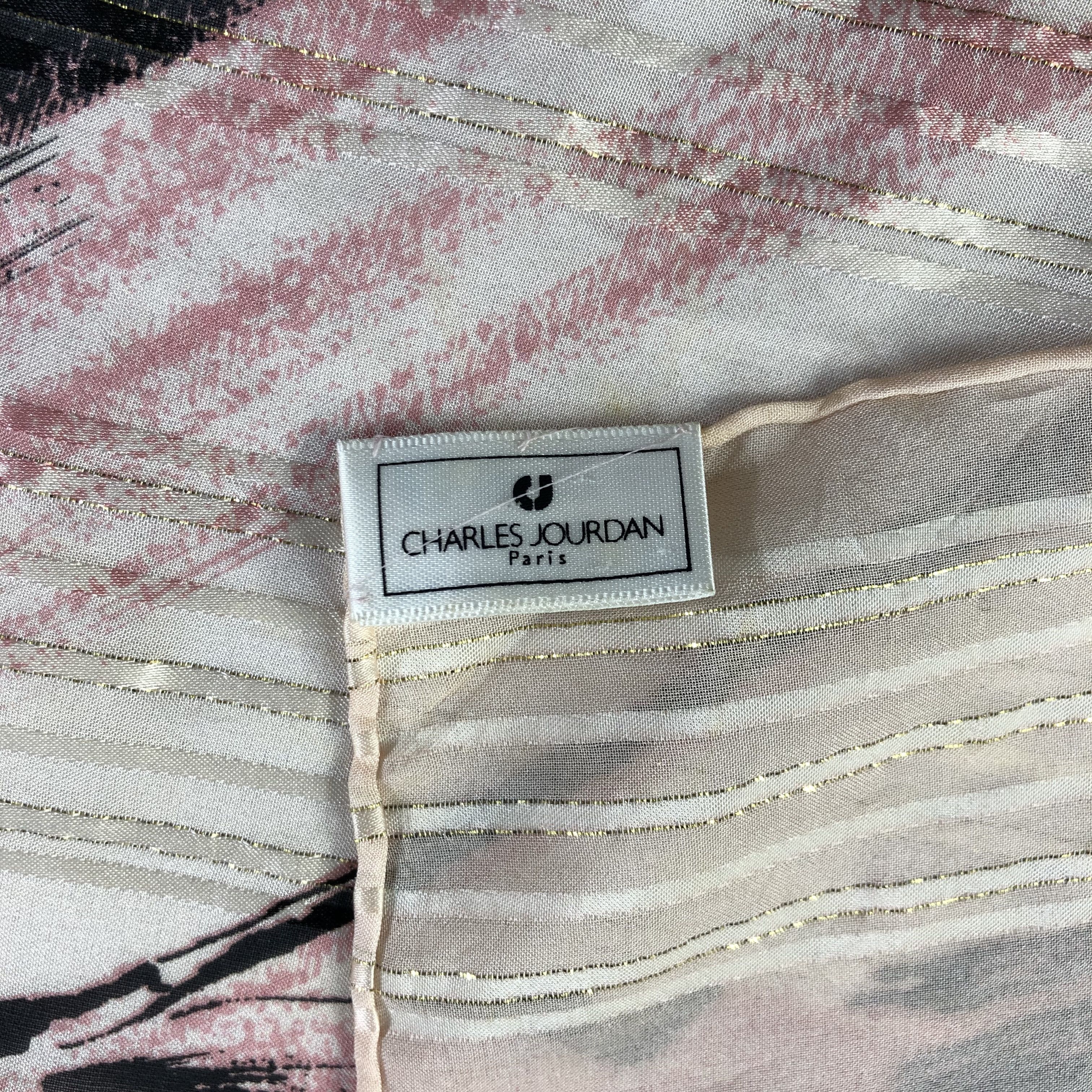 Charles Jourdan Vintage Charles Jourdan Silk Scarf Size ONE SIZE - 5 Thumbnail