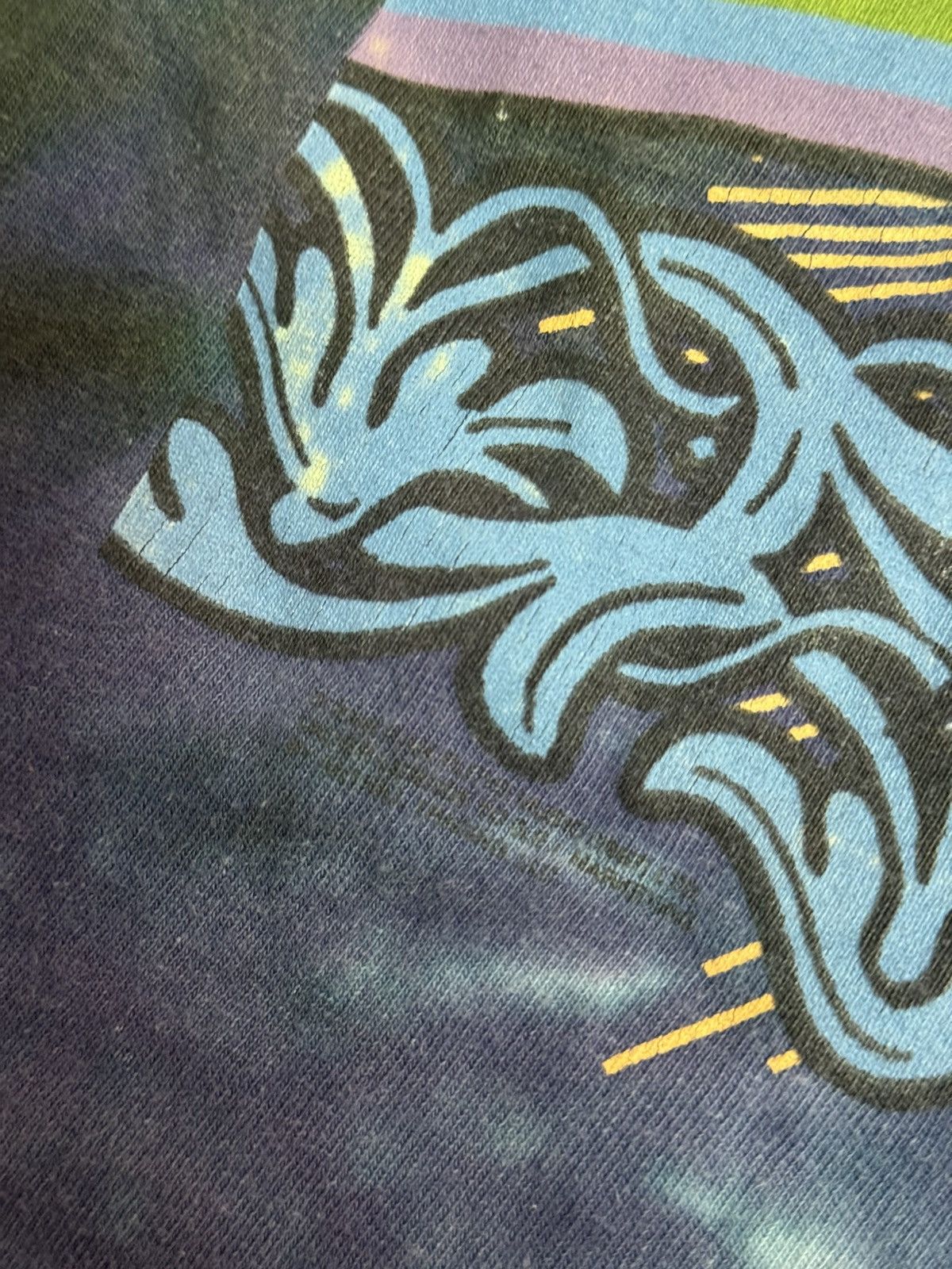 Liquid Blue × Vintage Vtg Pink Floyd Dark Side Of The Moon Tie Dye Single Stitch Size US M / EU 48-50 / 2 - 3 Thumbnail