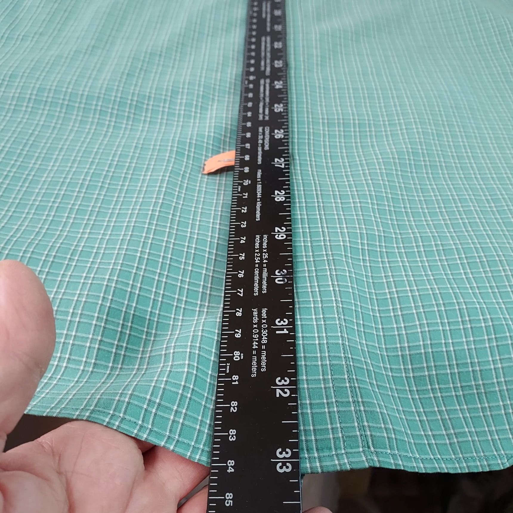 Chaps Chaps Shirt Mens Button-Up L Green Tattersall Check Easy Care Lounge Casual Fashion Mens Size US L / EU 52-54 / 3 - 6 Thumbnail