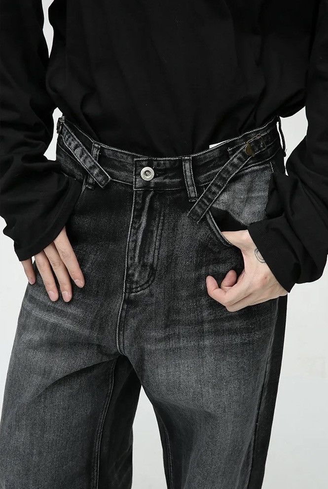 Japanese Brand × Vintage Streetwear Straight Tube Wide Leg y2k Jeans Pants Size US 34 / EU 50 - 10 Thumbnail