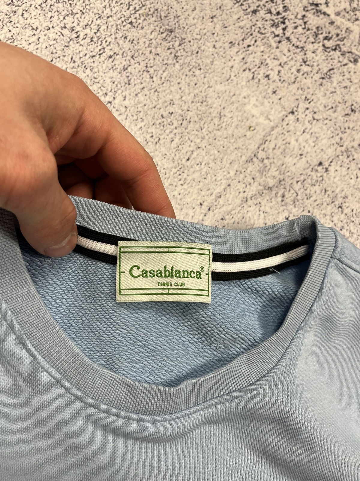 Casablanca Casablanca Big Logo Mushroom Mind Vibrations Blue Sweatshirt Size US S / EU 44-46 / 1 - 7 Thumbnail