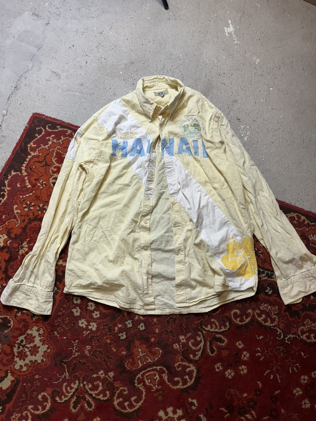 La Martina × Vintage Vintage Y2K La Martina Hawaii Beach Embroidered Logo shirt Size US L / EU 52-54 / 3 - 2 Thumbnail