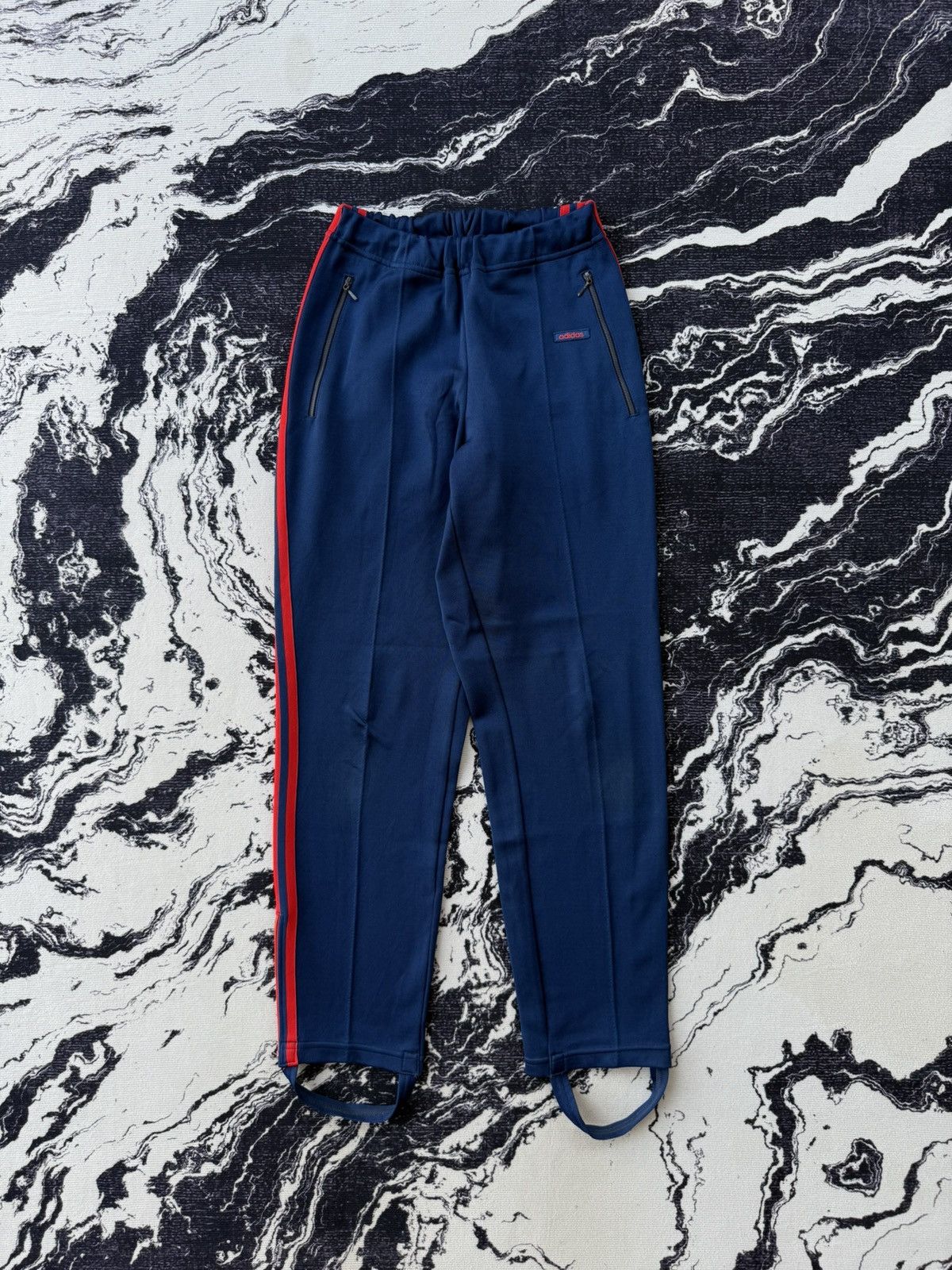 Adidas × Japanese Brand × Vintage Vintage adidas descente trackpants navy blue Size US 28 / EU 44 - 4 Thumbnail