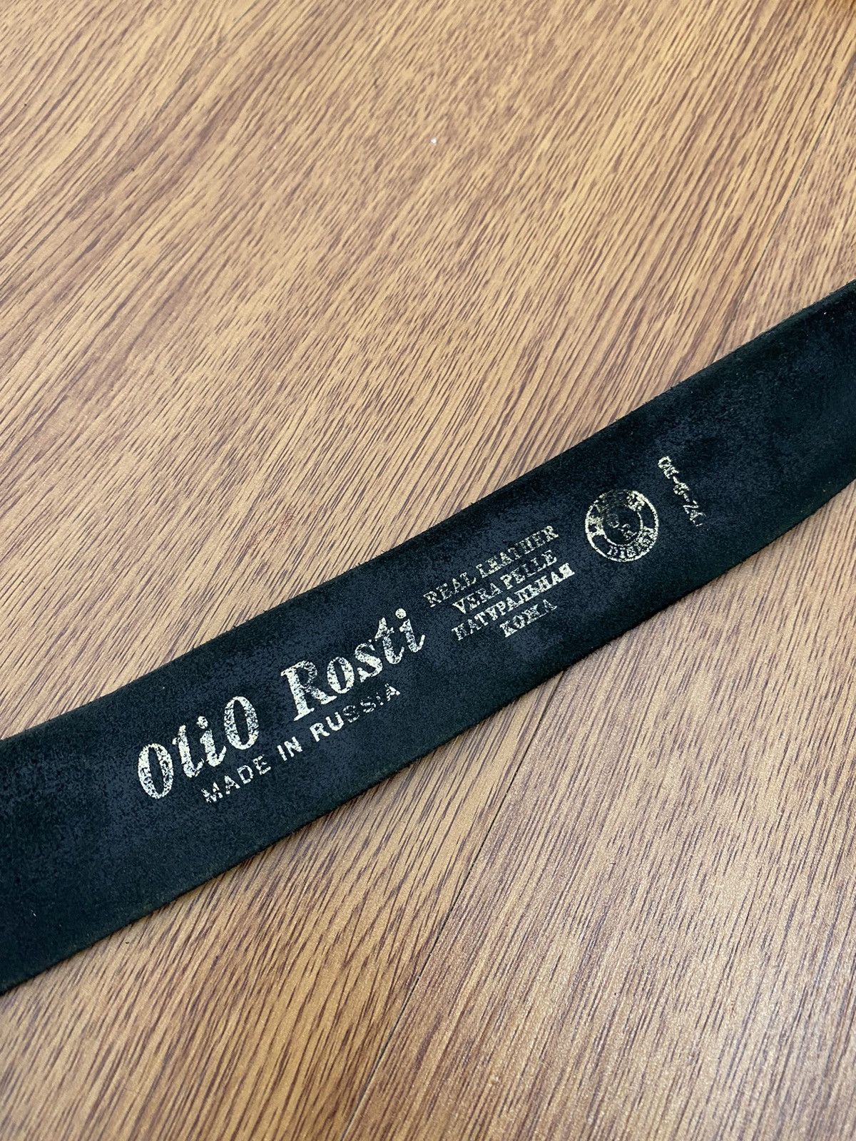 If Six Was Nine × Japanese Brand × Le Grande Bleu (L.G.B.) Tribal black leather belt Size ONE SIZE - 5 Thumbnail