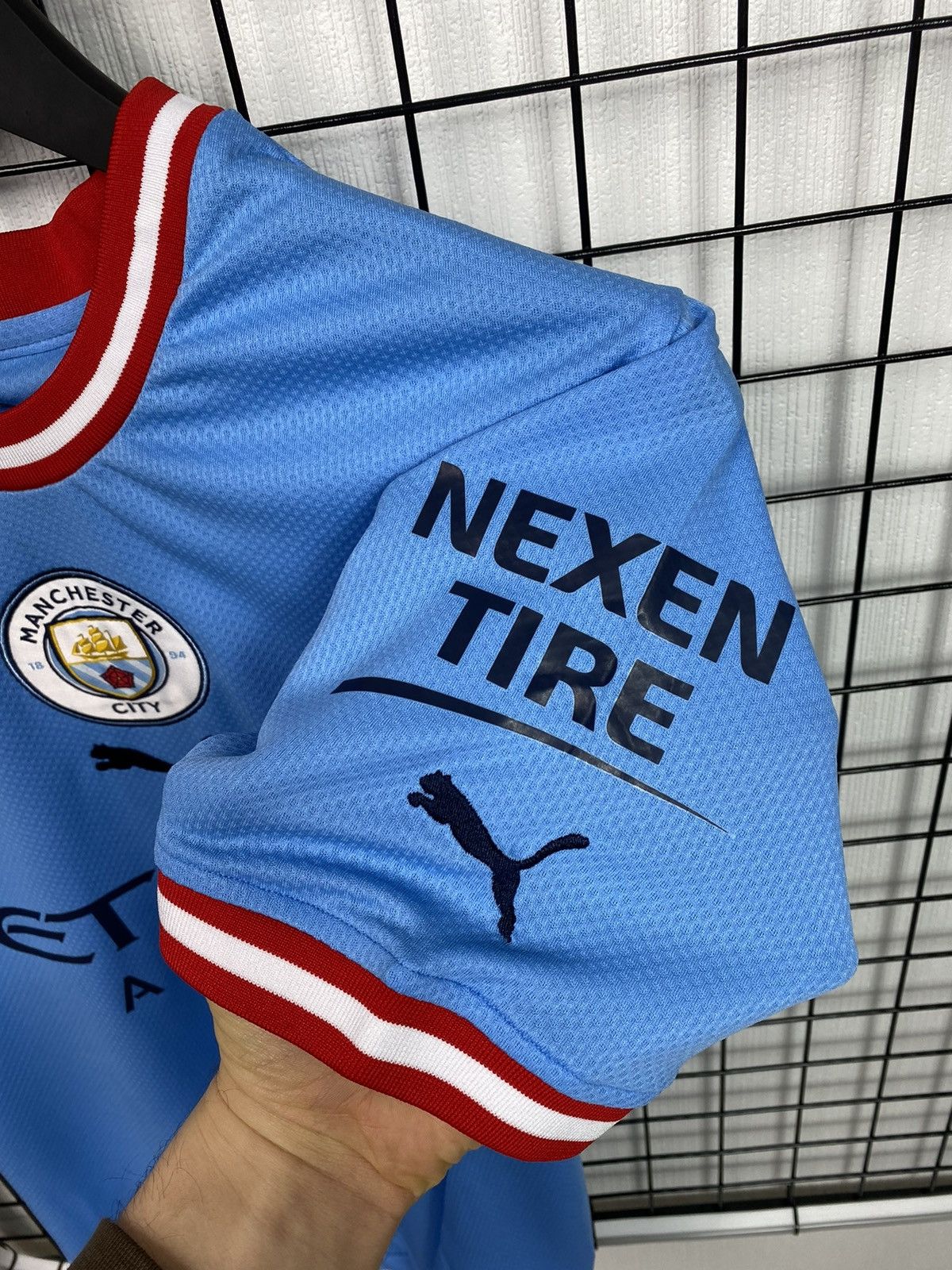 Puma Manchester City soccer jersey 2022 2023 Puma S size football Size US S / EU 44-46 / 1 - 12 Thumbnail